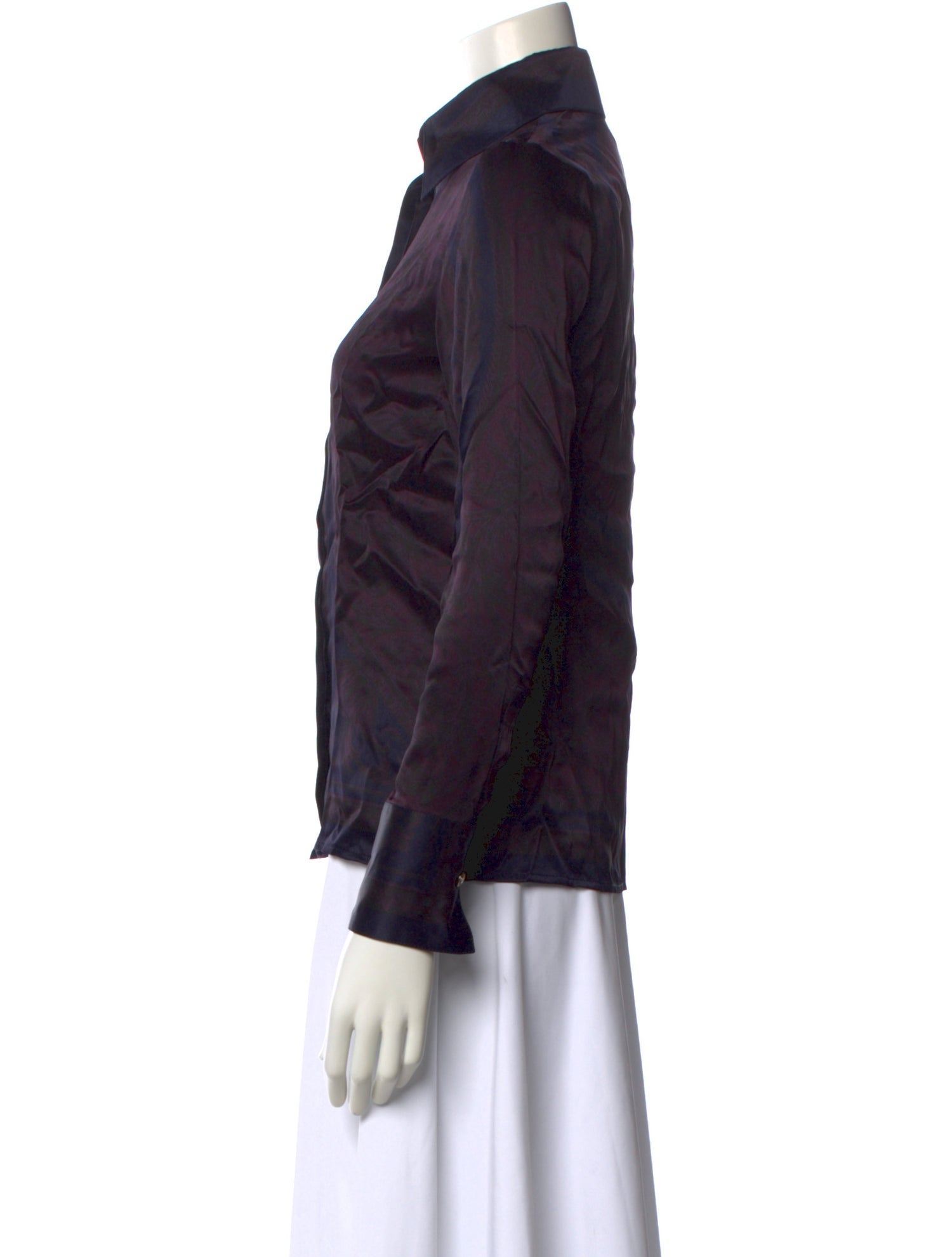 Versace Silk Striped Blouse w/ Tags
