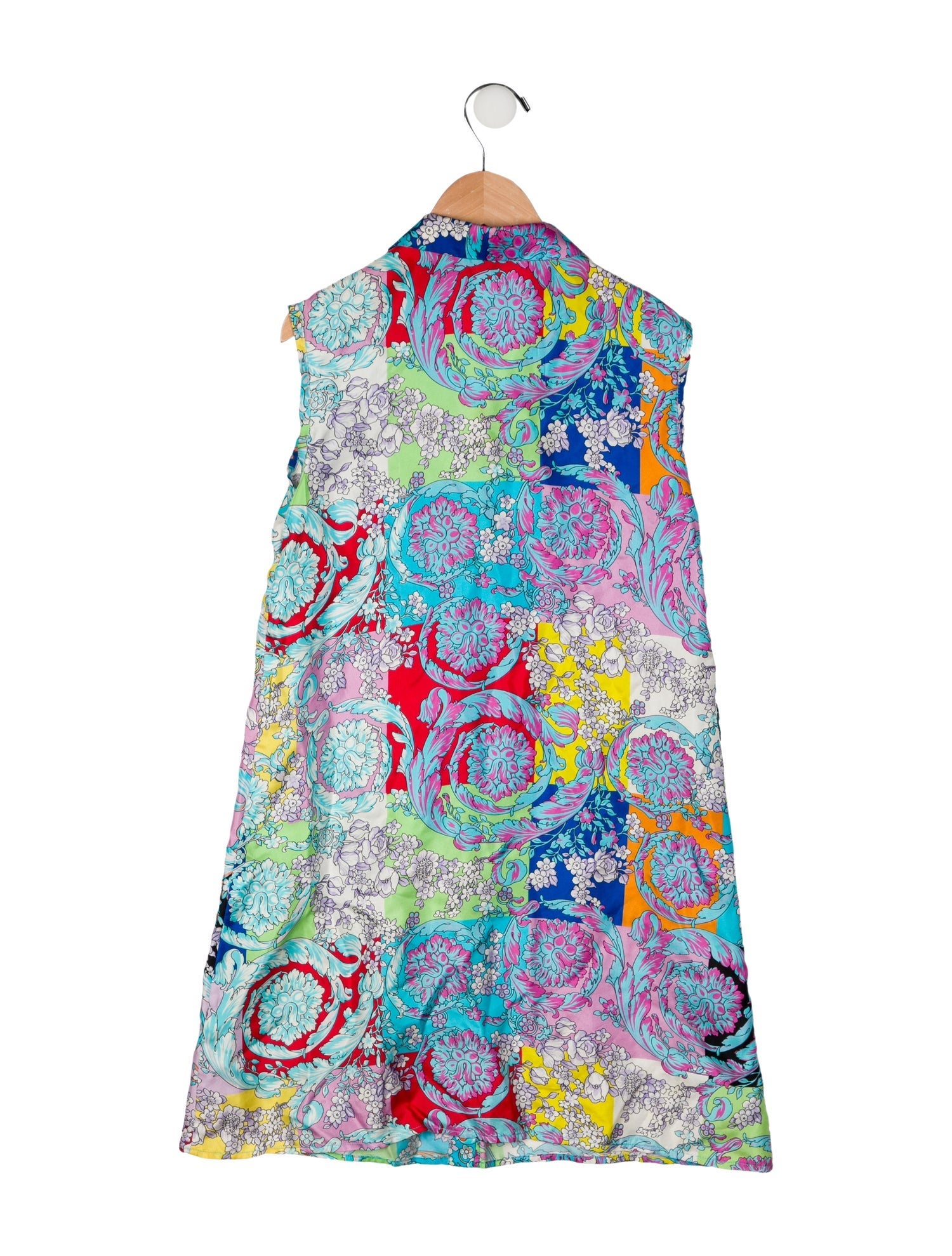 Versace Printed Silk Dress