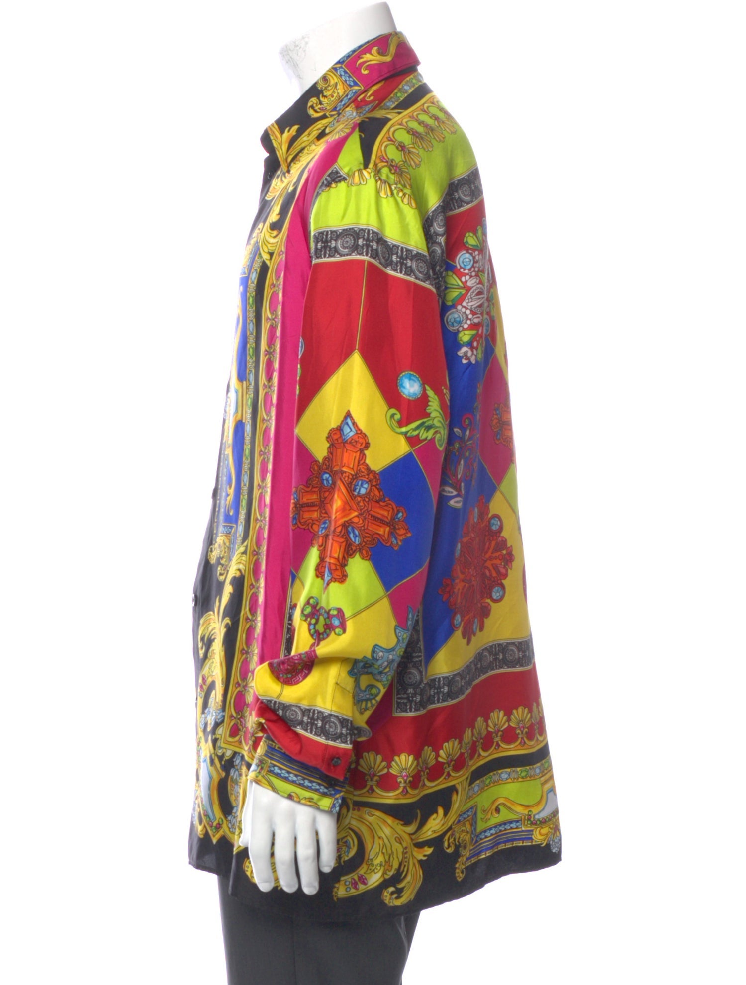 Versace Silk Printed Shirt