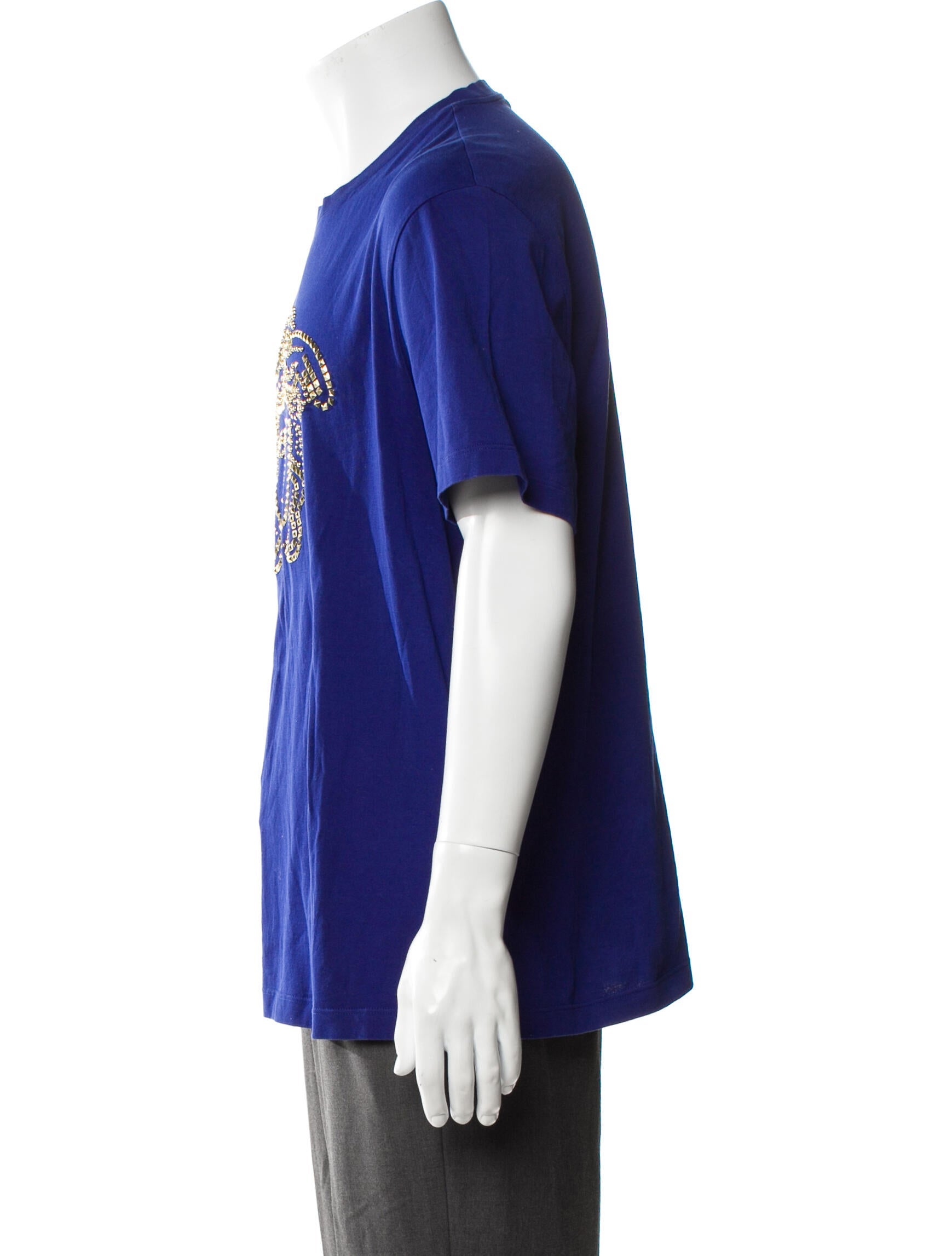 Versace Graphic Print Crew Neck T-Shirt