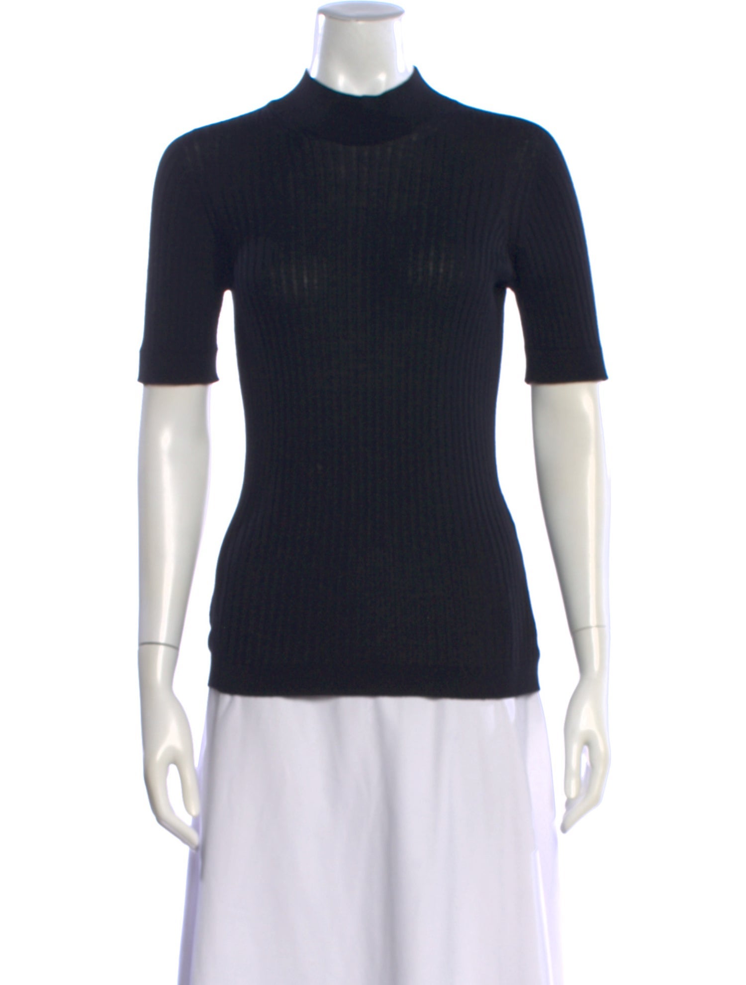 Versace Wool Mock Neck Sweater