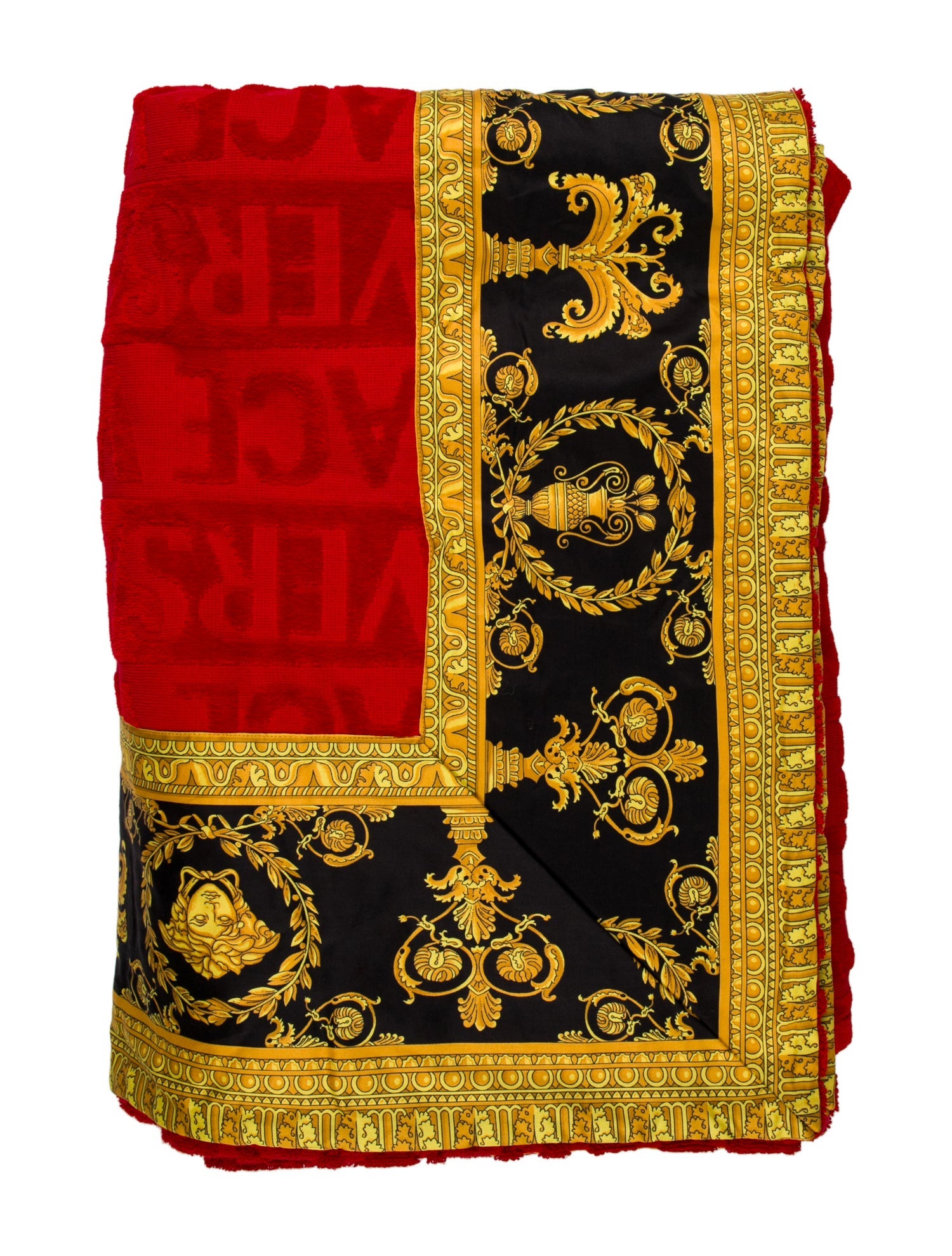 Versace I ♡ Baroque Beach Towel