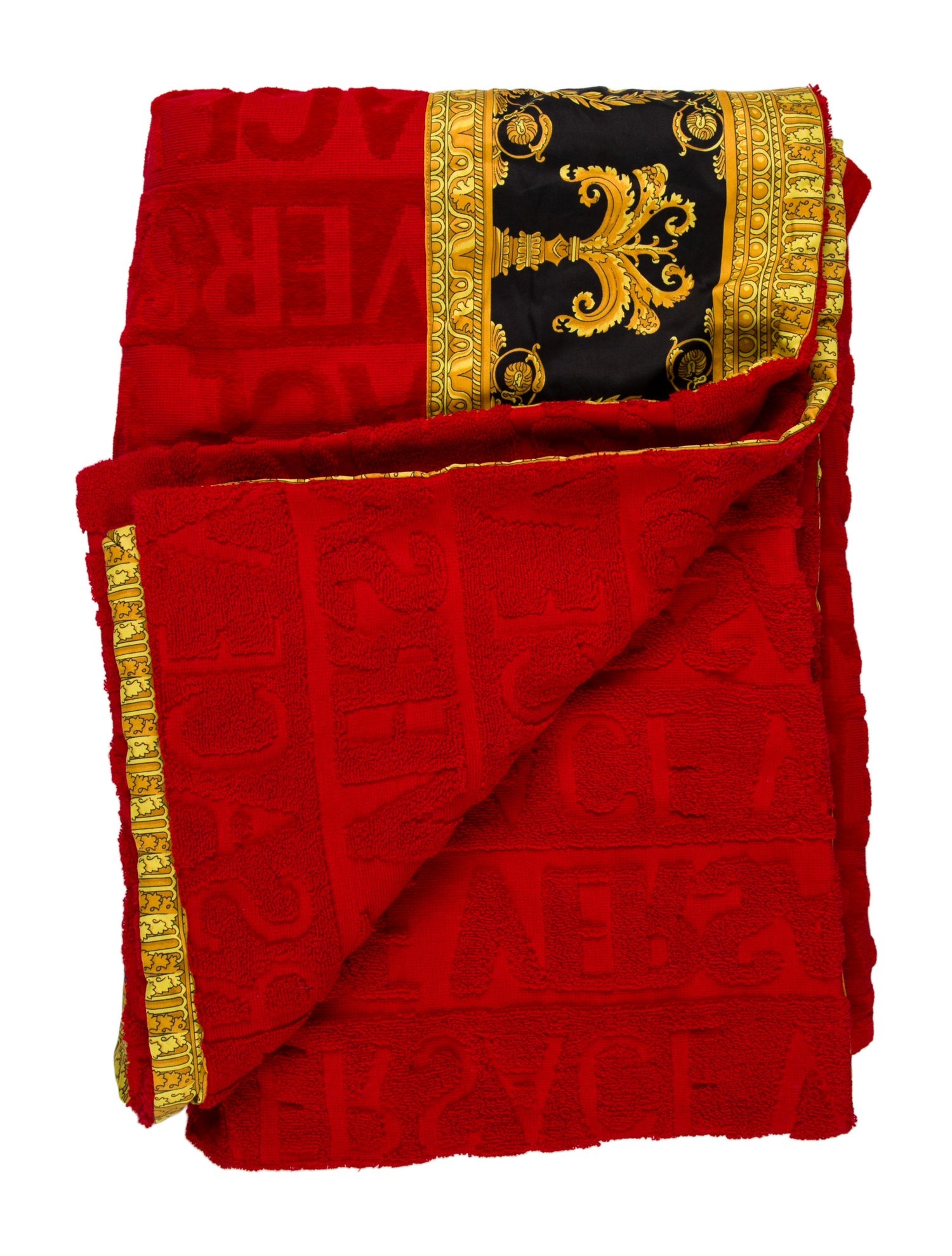 Versace I ♡ Baroque Beach Towel