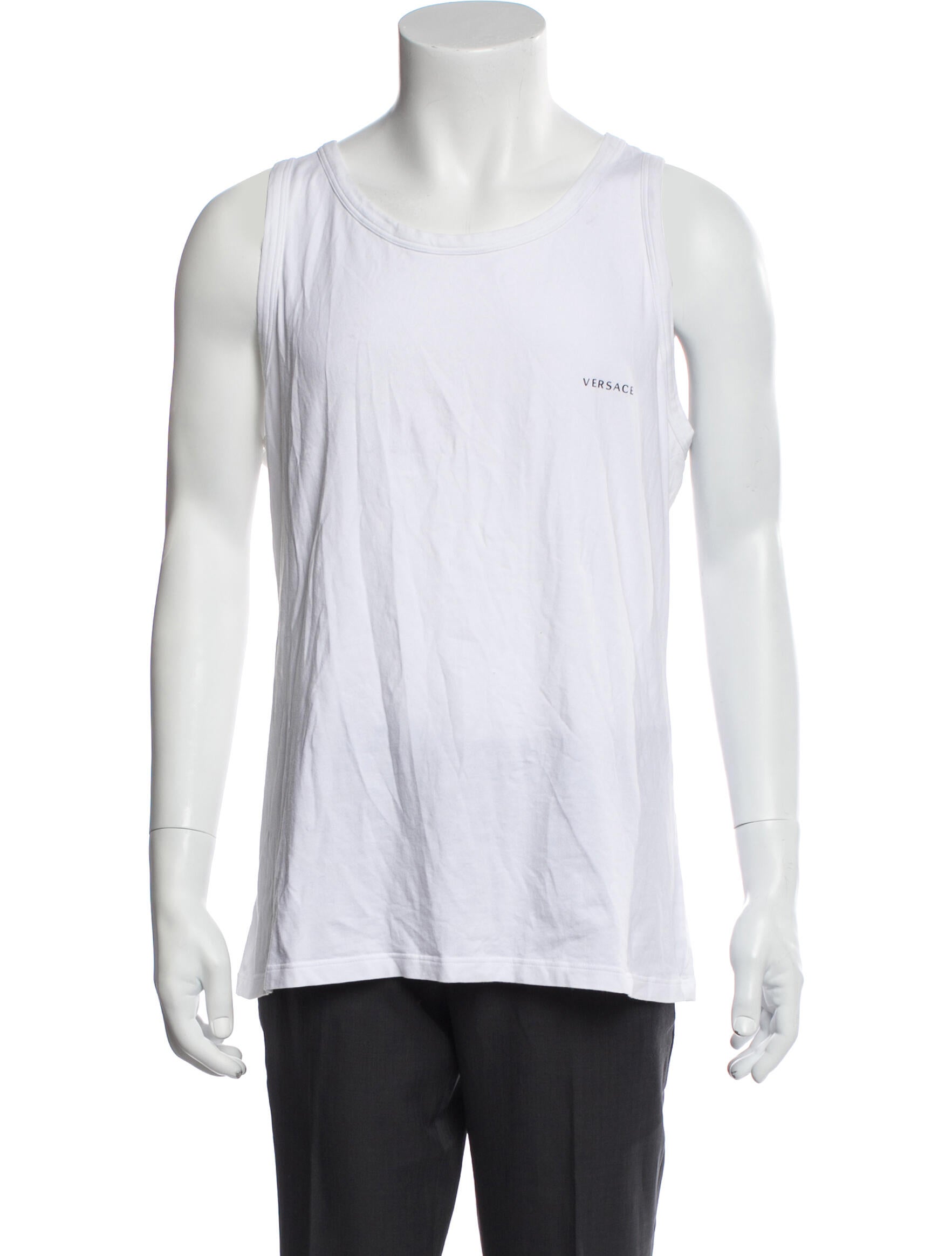 Versace Graphic Print Scoop Neck T-Shirt