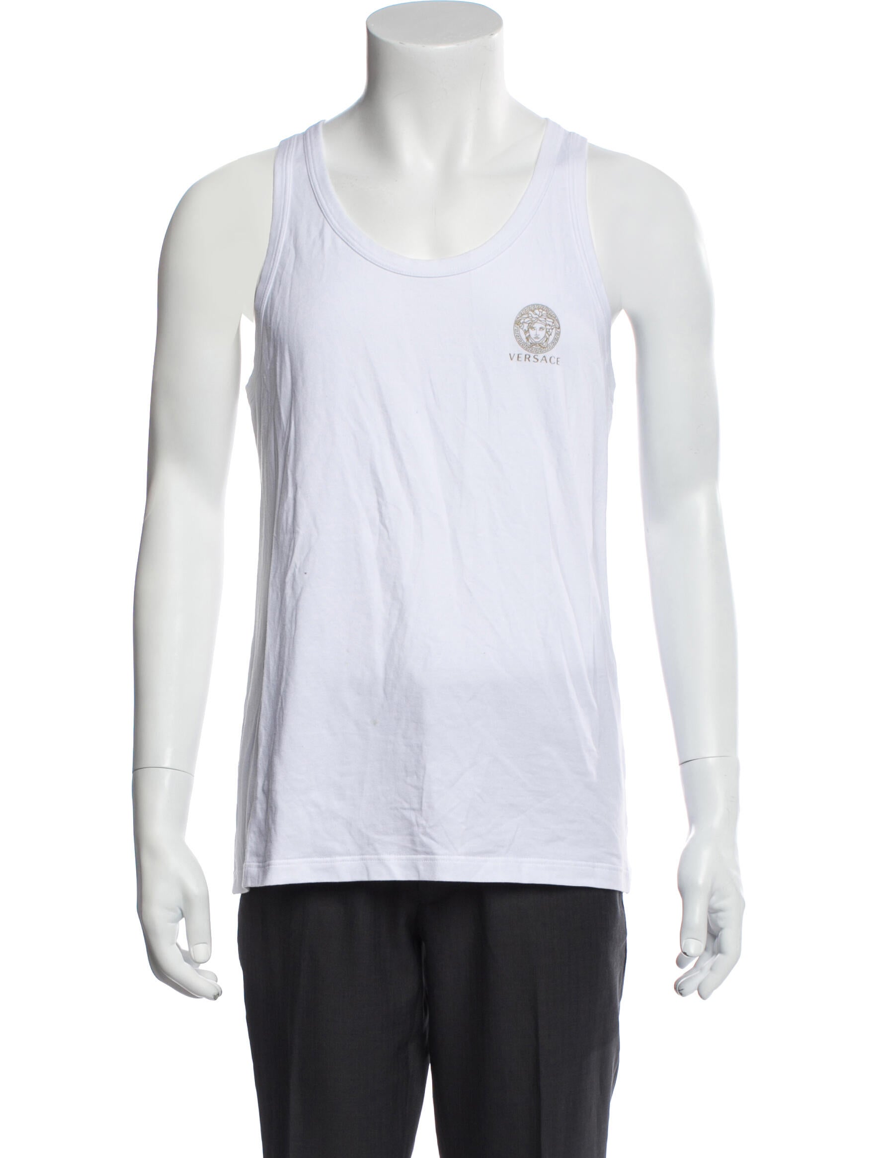 Versace Medusa Insignia Scoop Neck T-Shirt