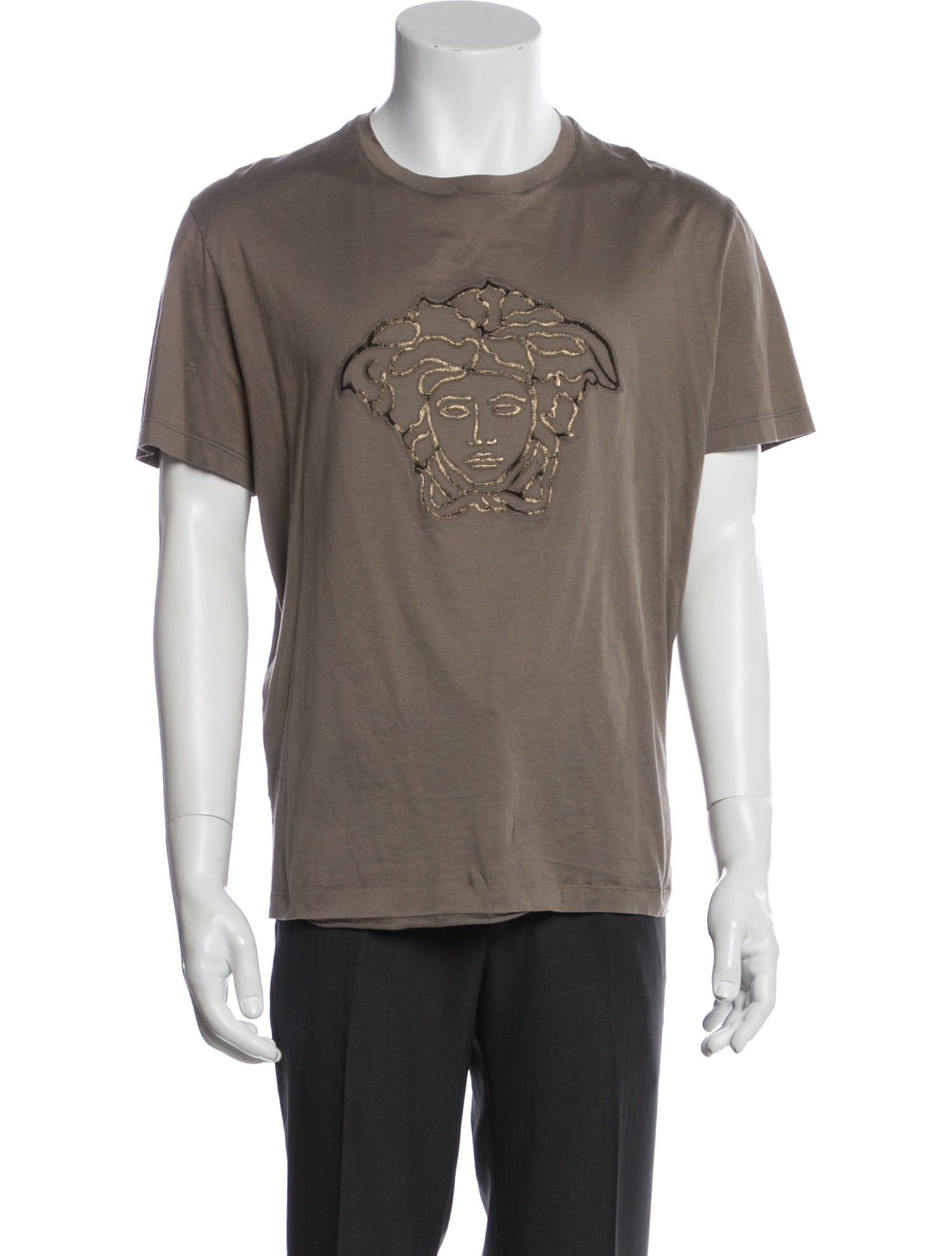 Versace Graphic Print Crew Neck T-Shirt