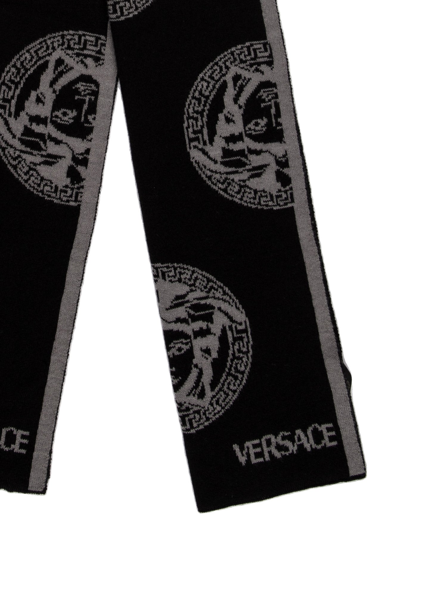 Versace Wool Printed Scarf