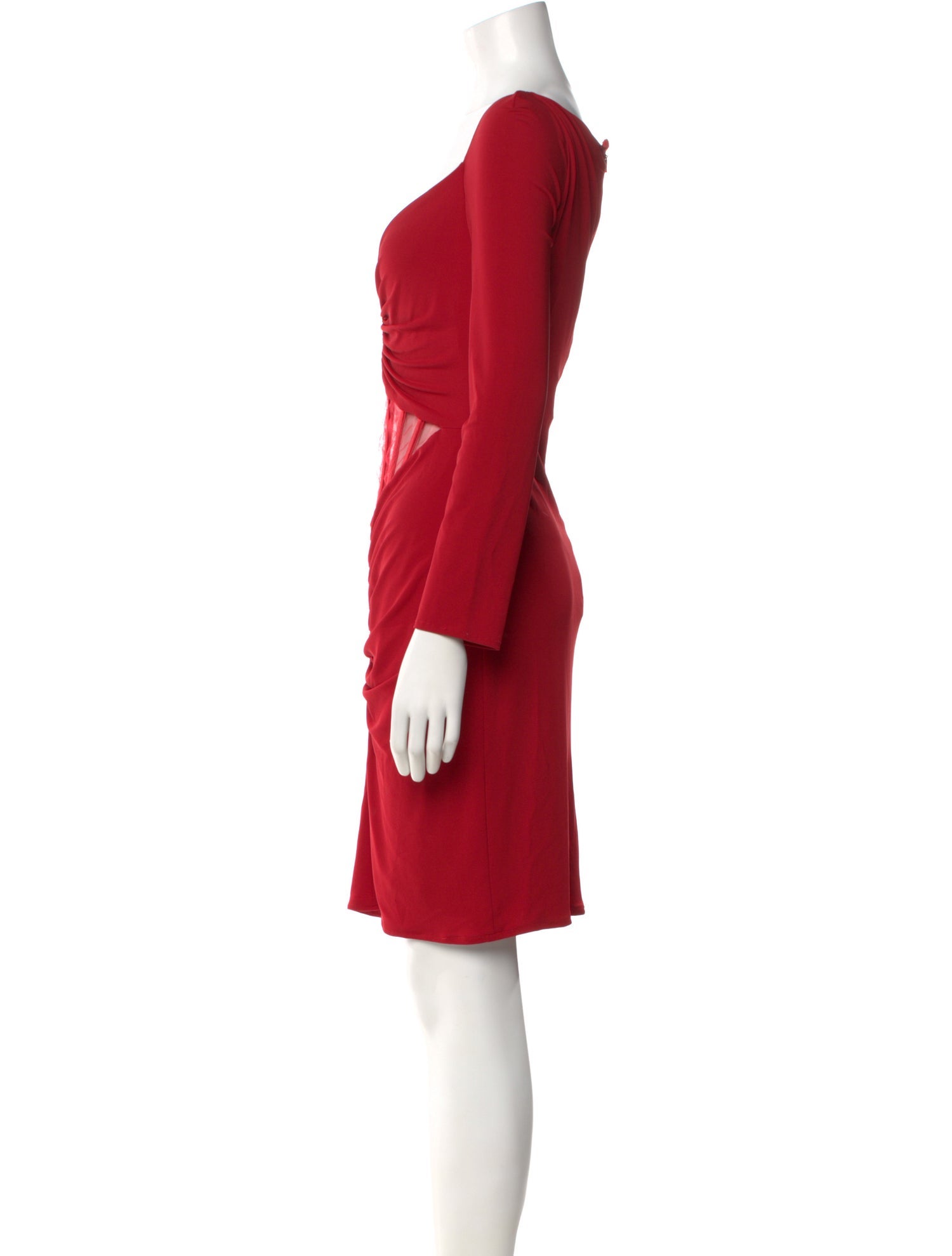 versace red mini dress 2014 Mini Dress