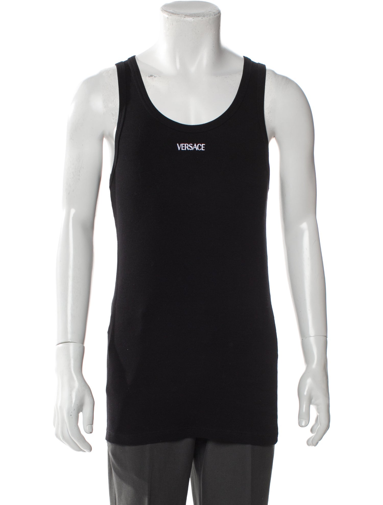 Versace Graphic Print Scoop Neck T-Shirt