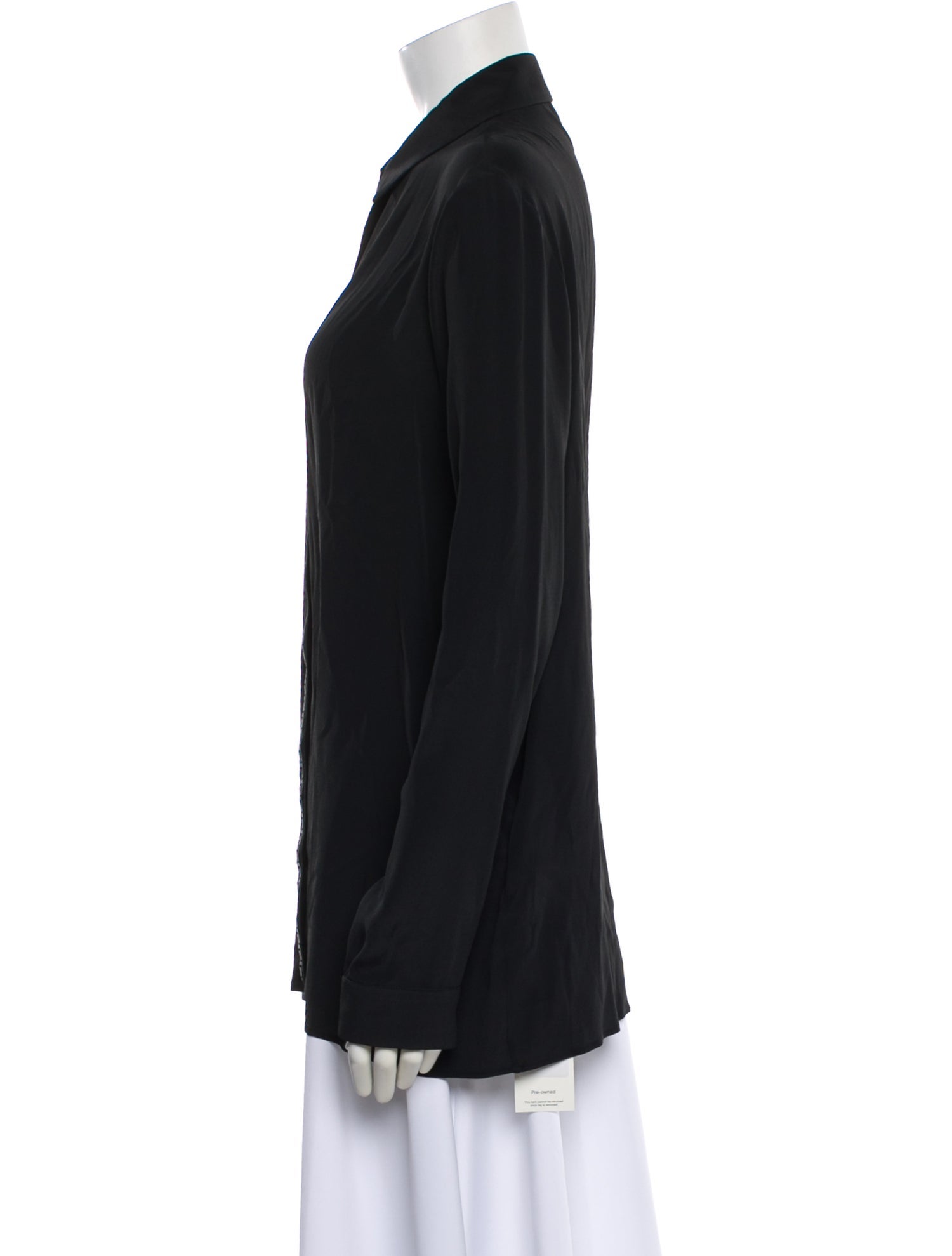 Versace Silk Long Sleeve Blouse