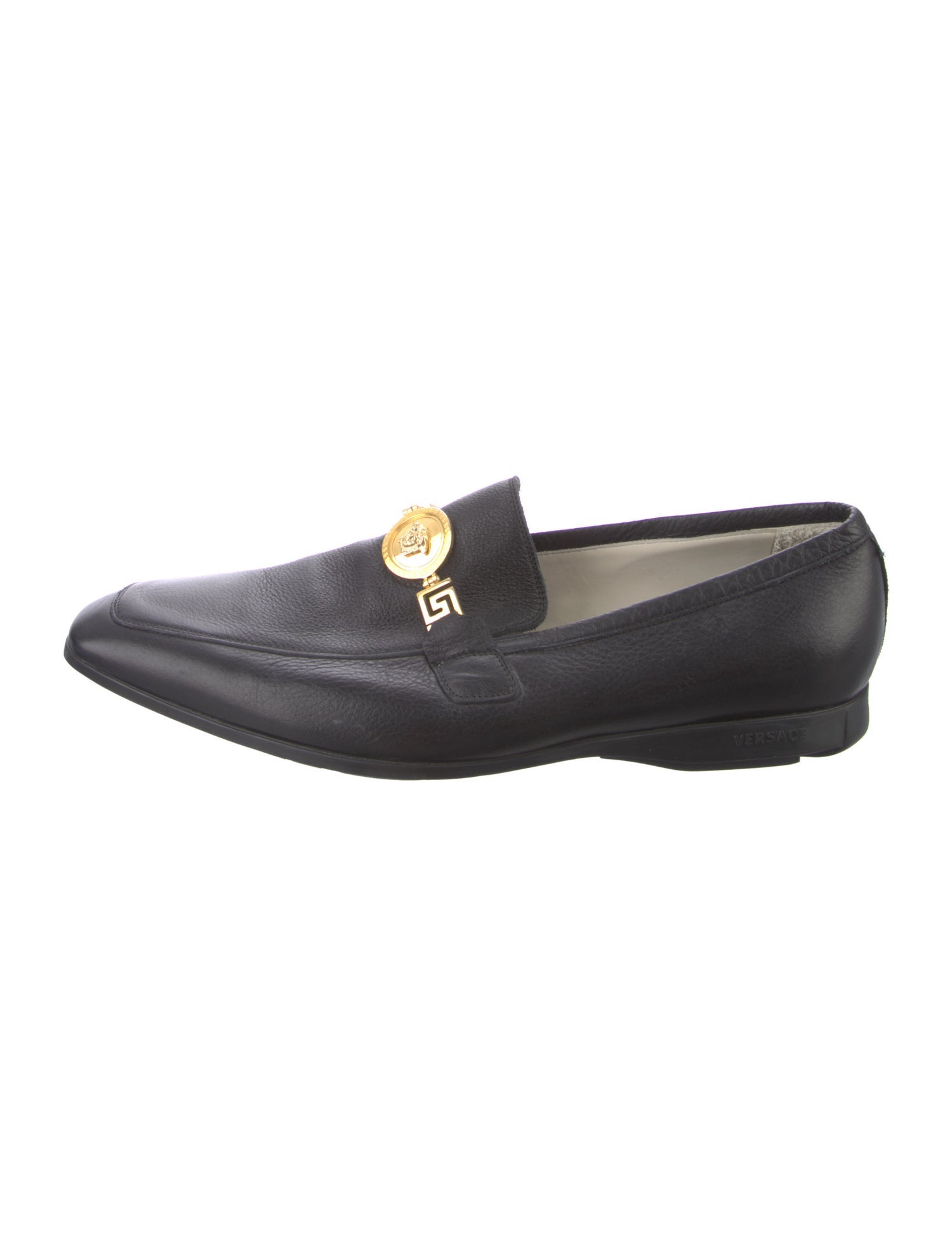 Versace Leather Loafers