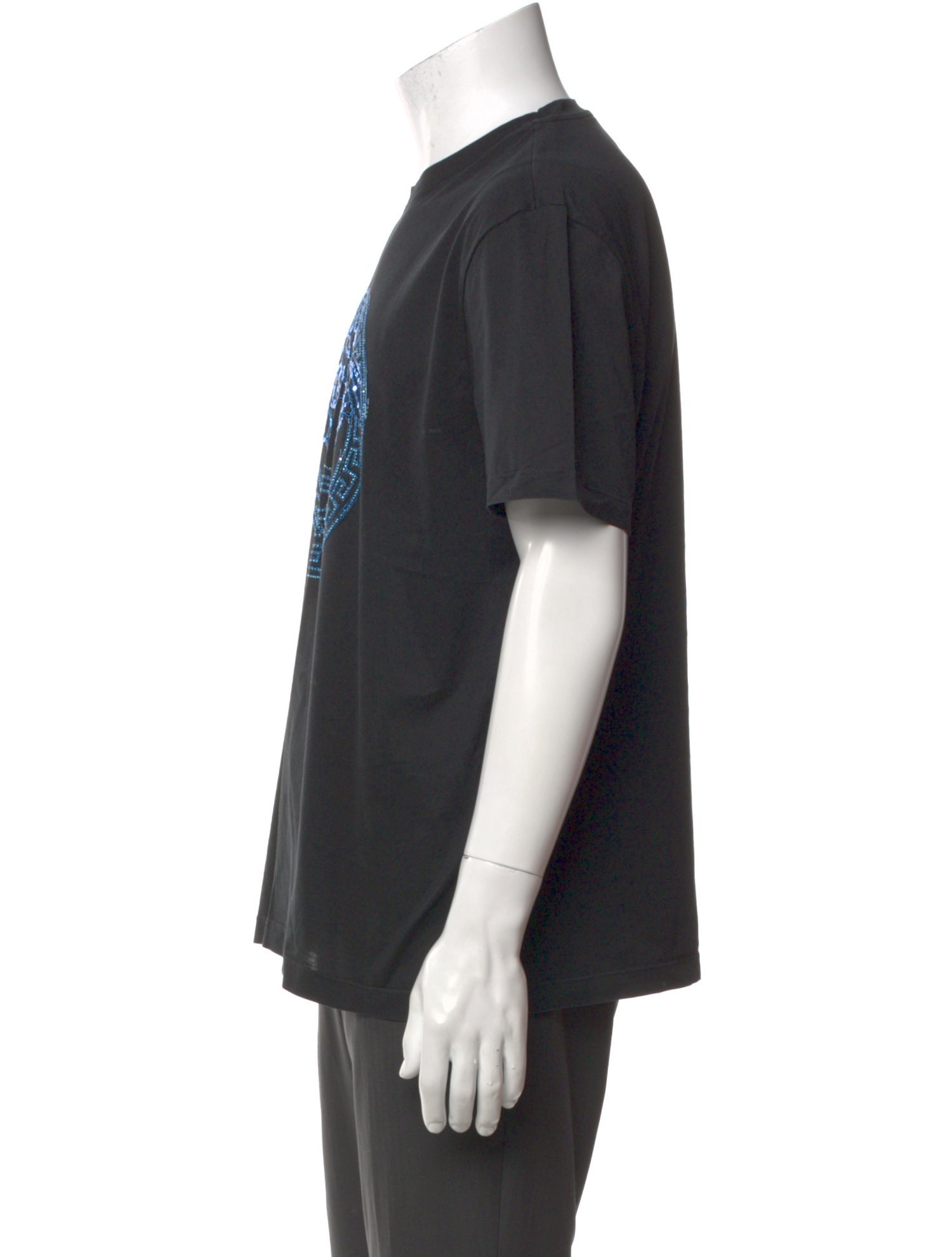 Versace Graphic Print Crew Neck T-Shirt