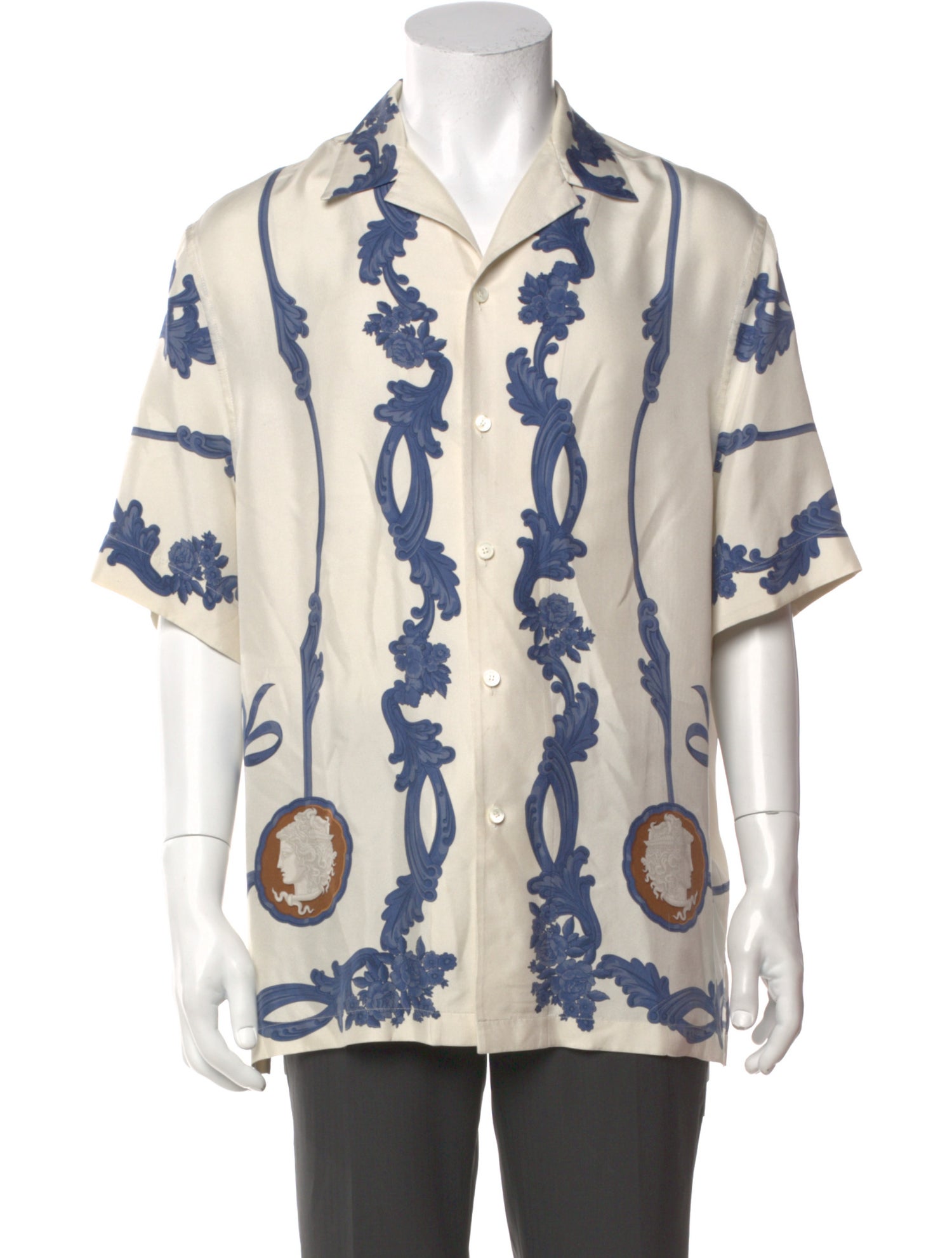Versace Silk Printed Shirt
