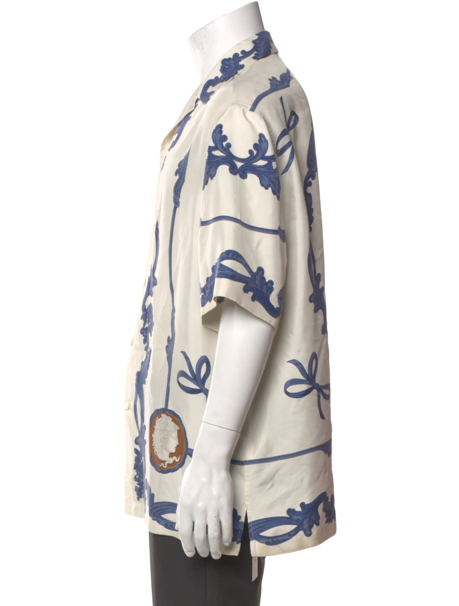 Versace Silk Printed Shirt