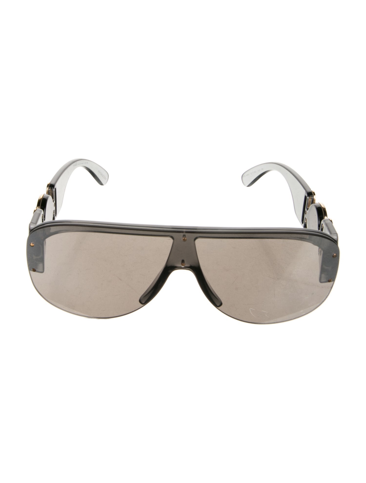 Versace Medusa Insignia Shield Sunglasses