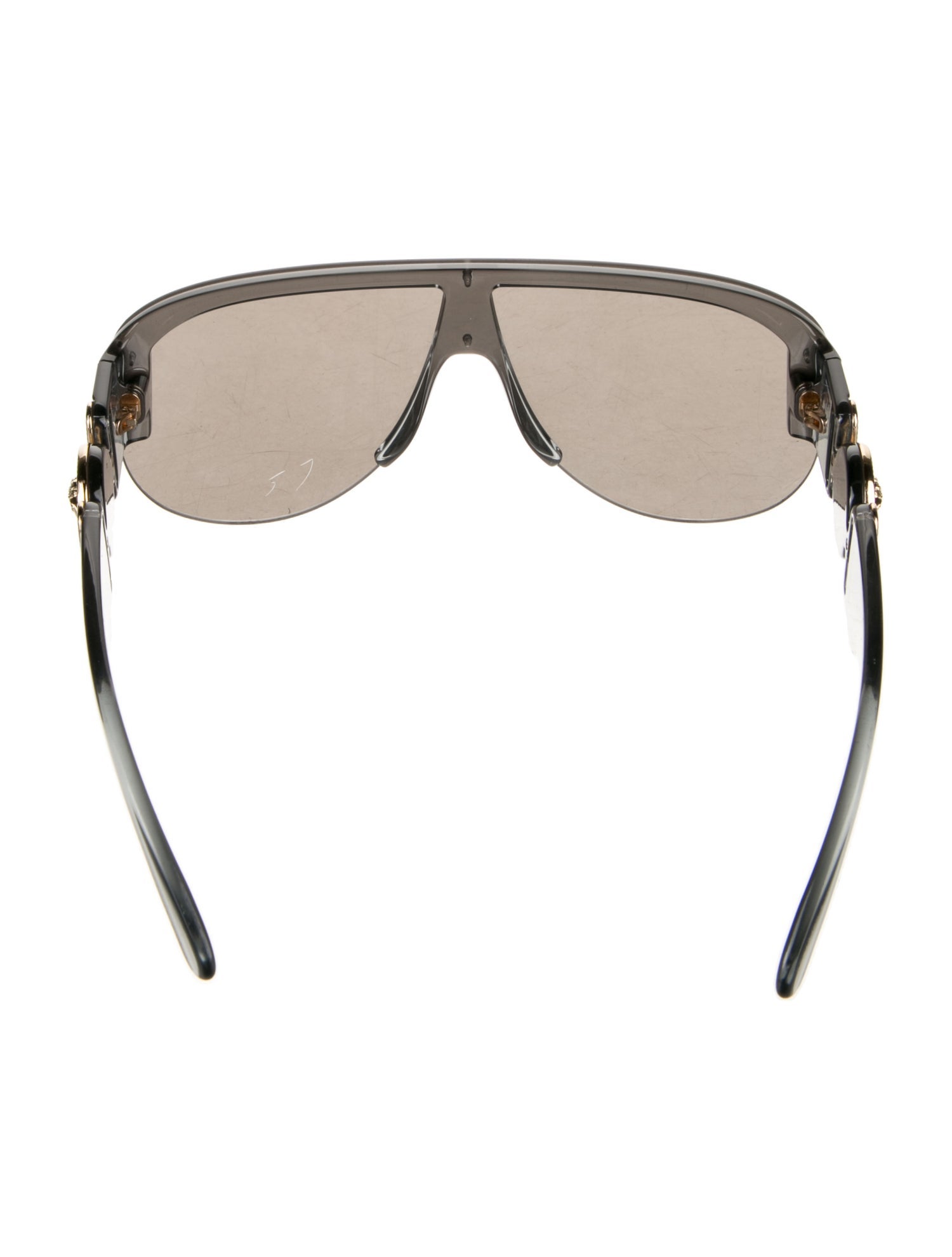 Versace Medusa Insignia Shield Sunglasses