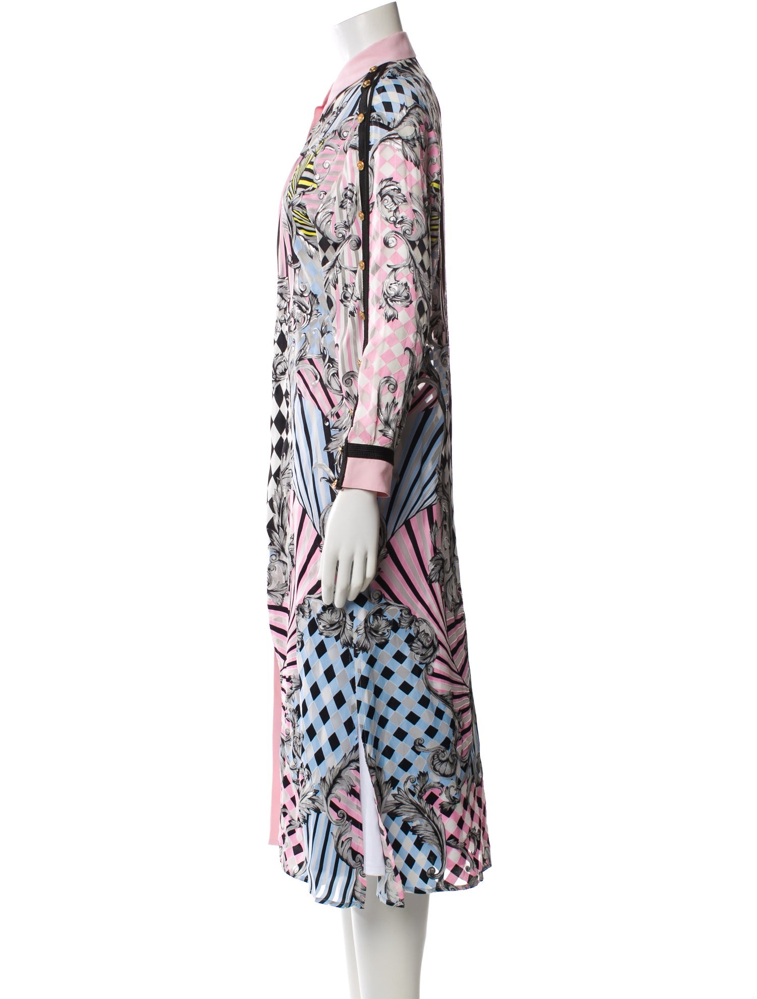 Versace Printed Midi Length Dress