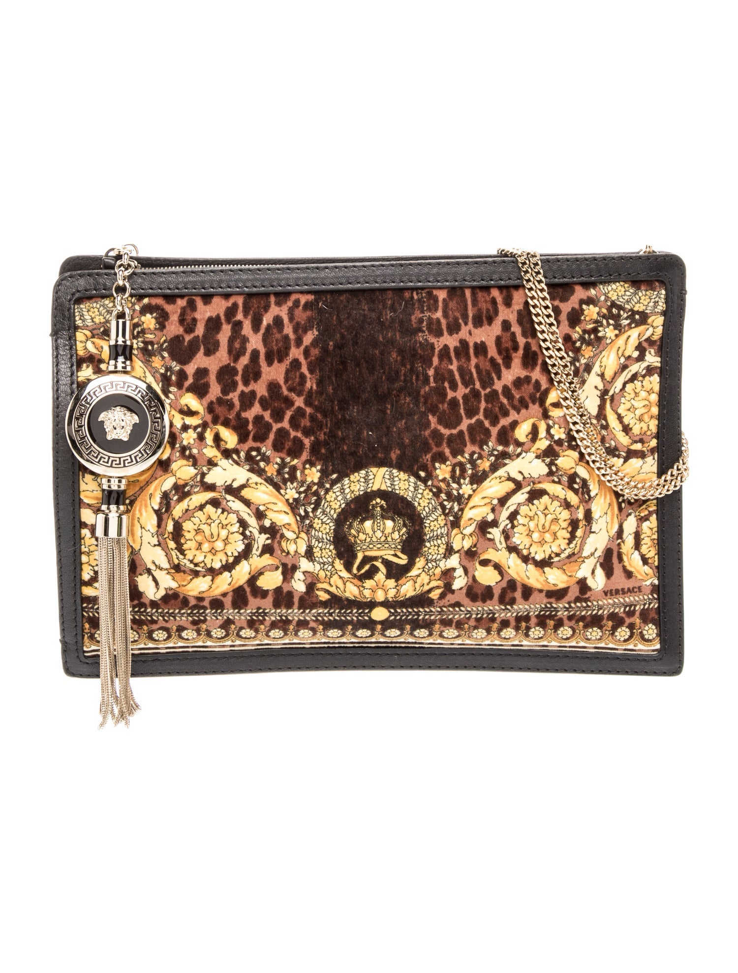 Versace Leather Shoulder Bag