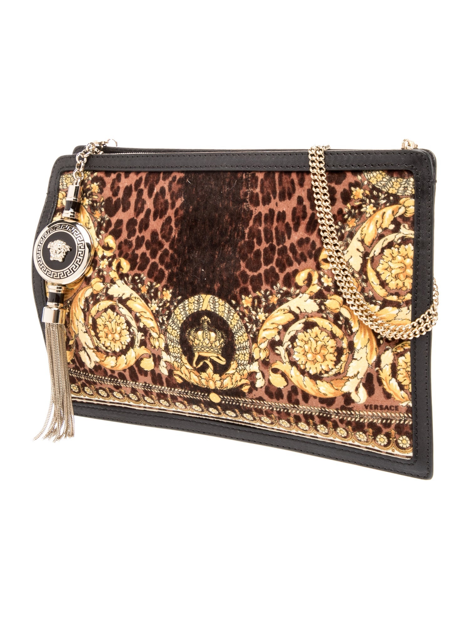 Versace Leather Shoulder Bag