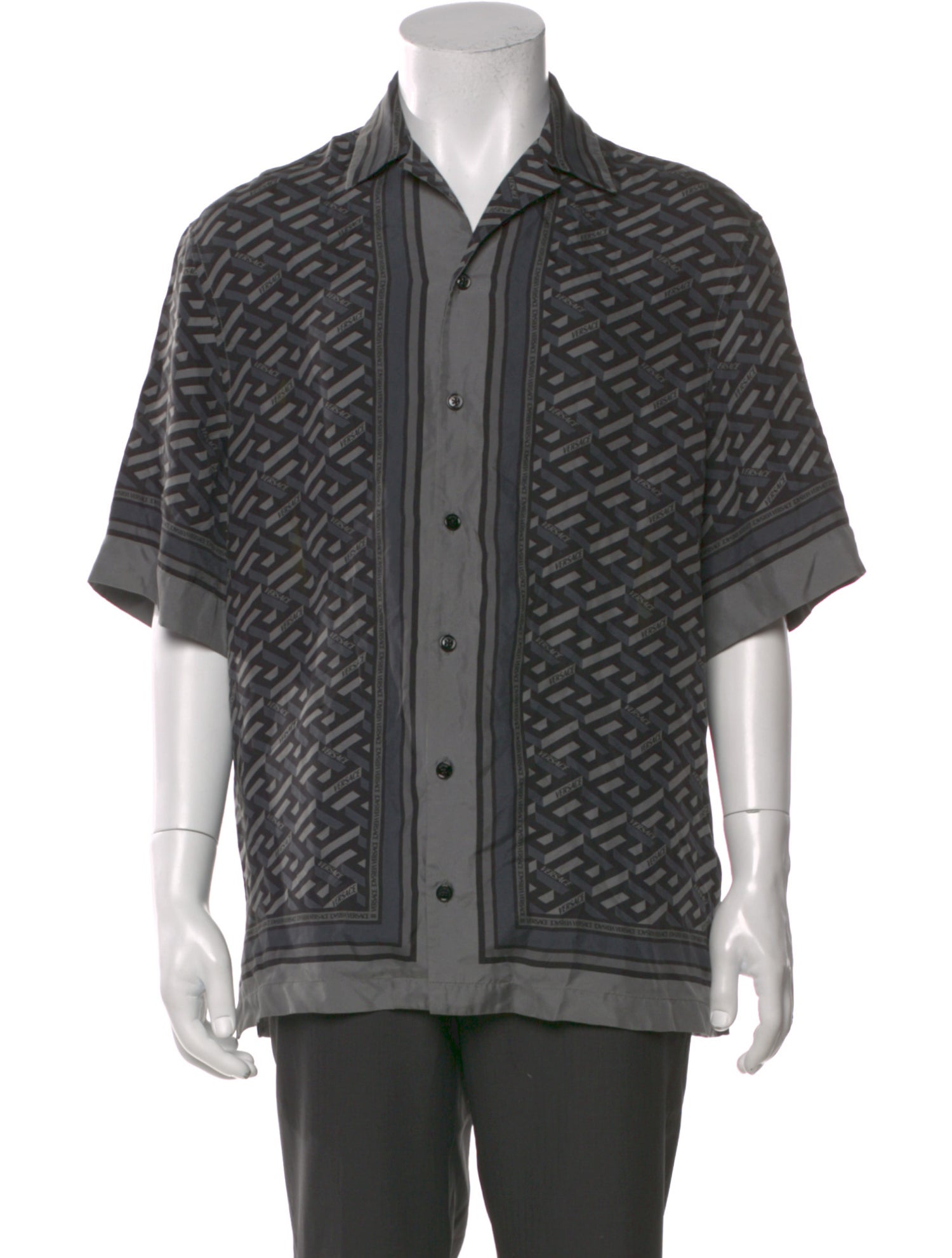 Versace Silk Printed Shirt