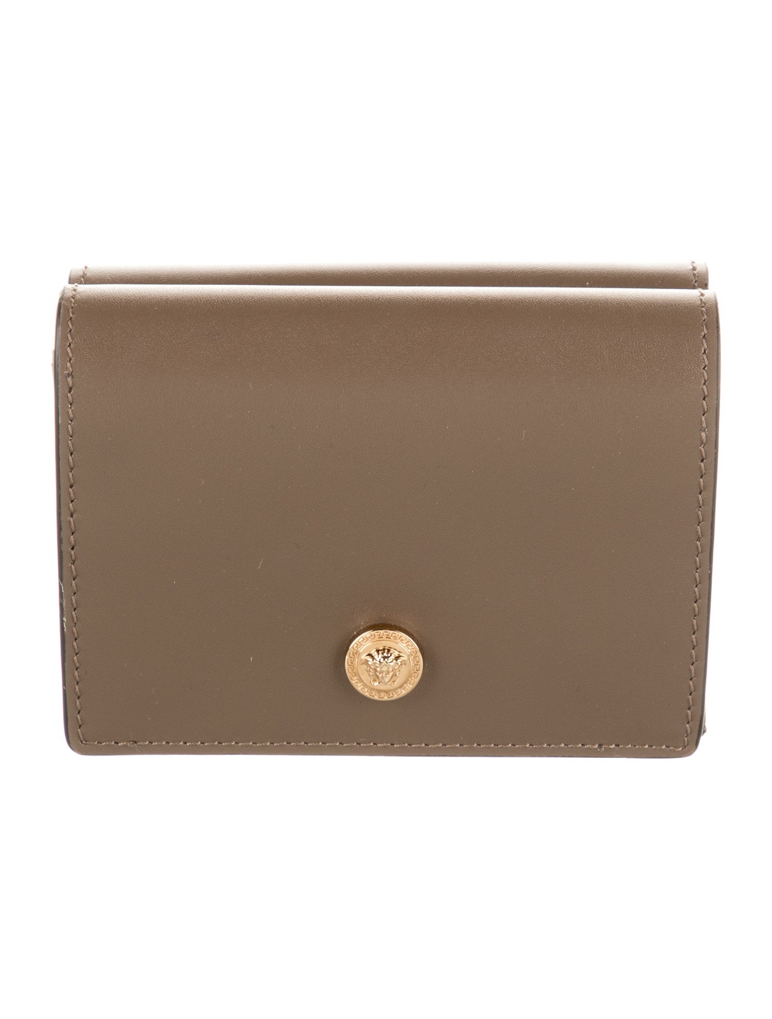 Versace Leather Compact Wallet