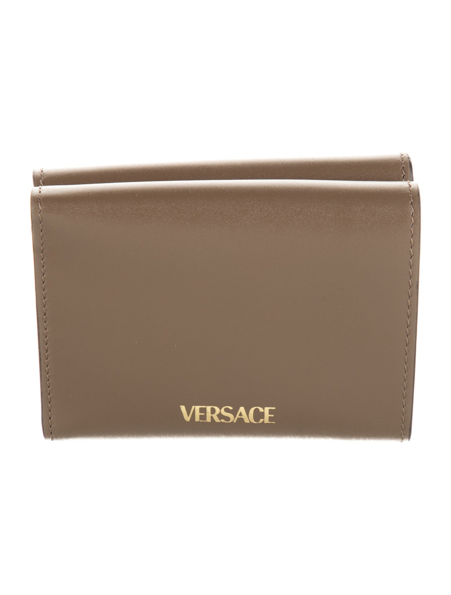 Versace Leather Compact Wallet