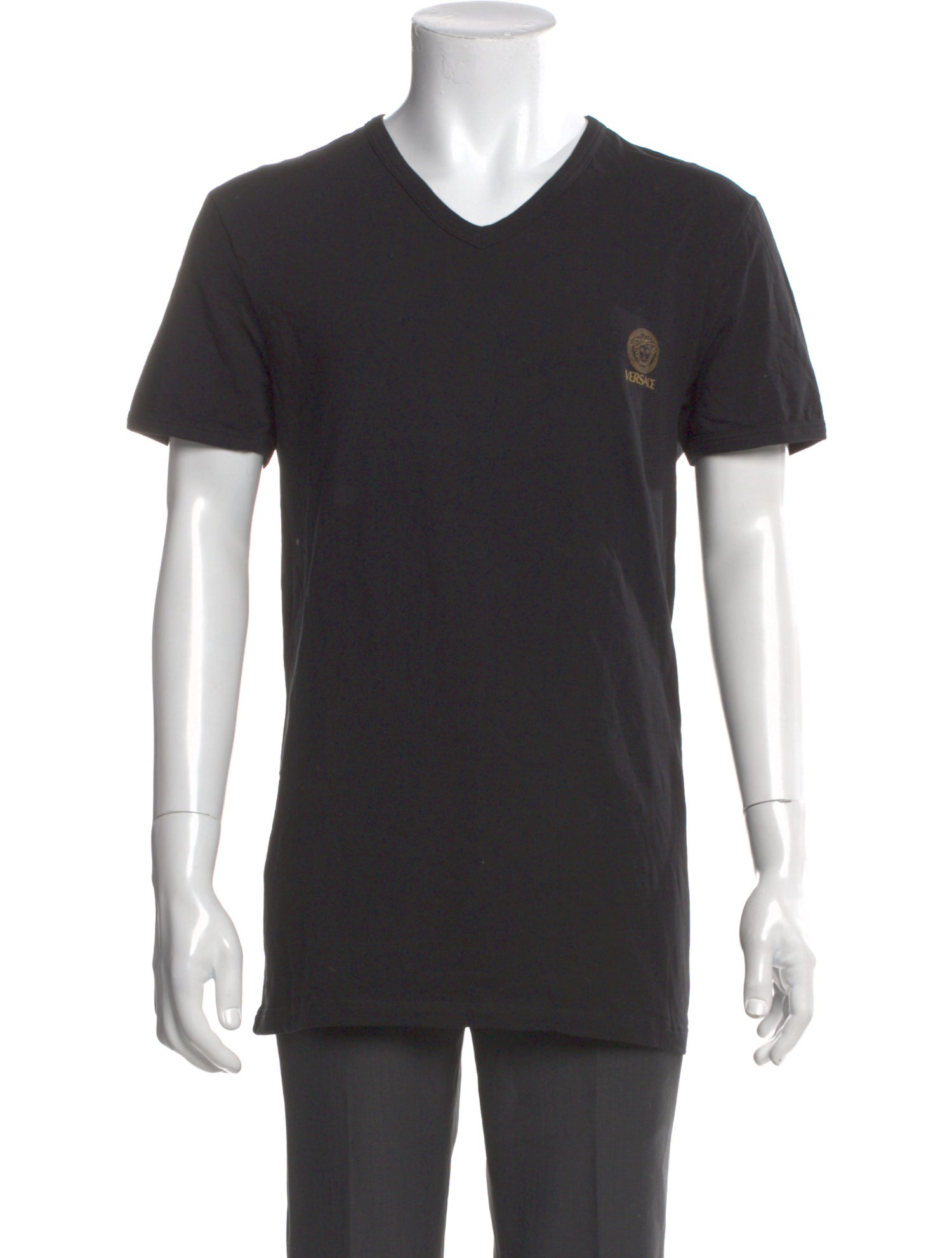 Versace V-Neck Short Sleeve T-Shirt