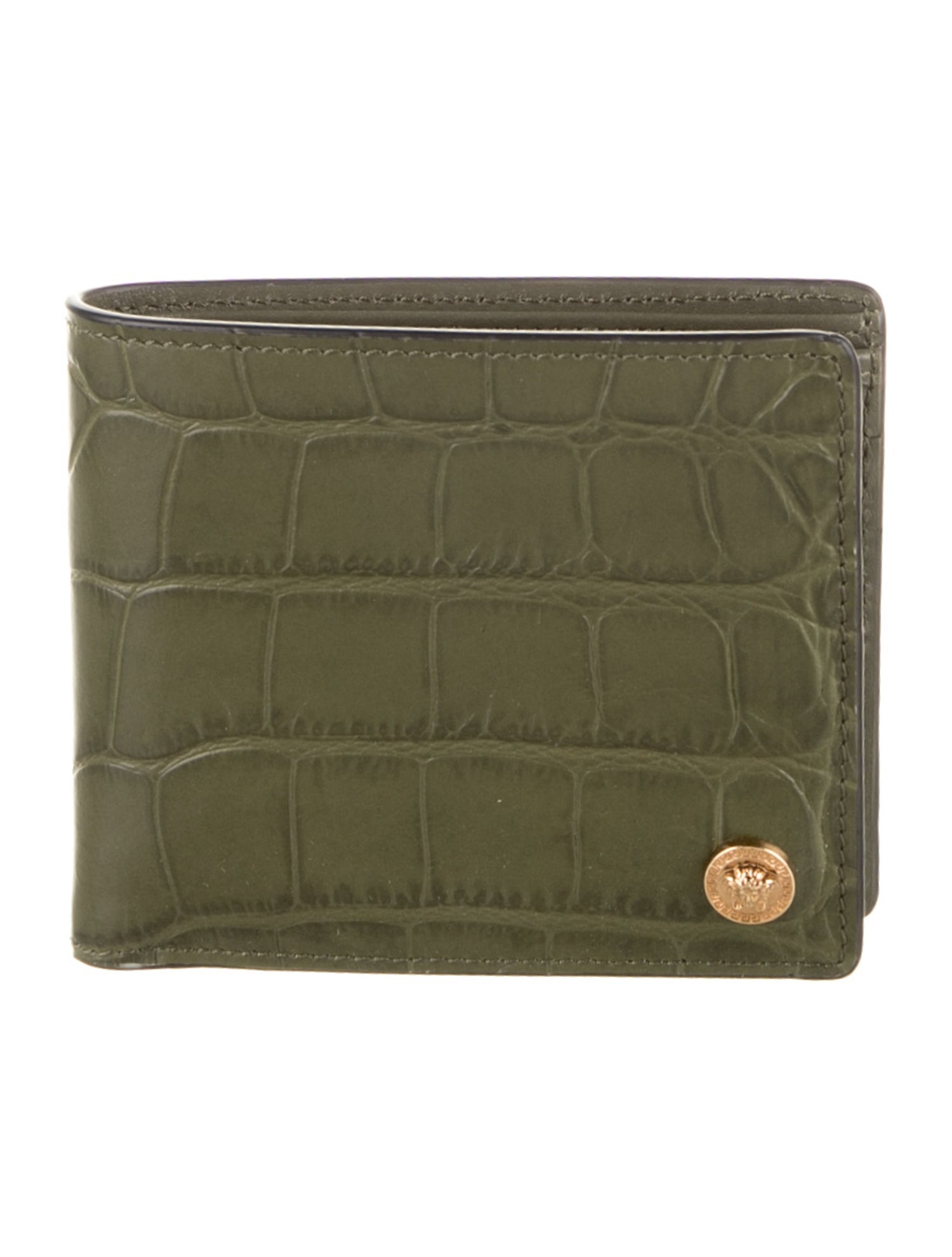 Versace Leather Bifold Wallet w/ Tags