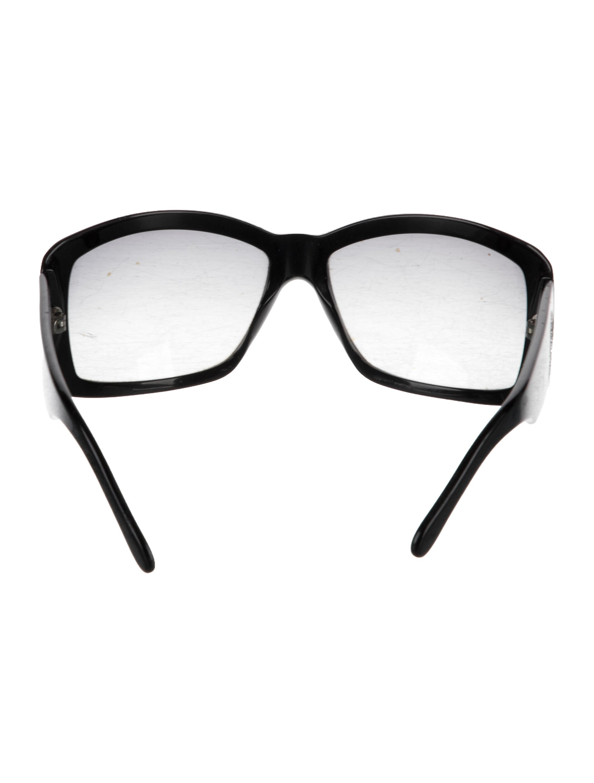 Versace Oversize Gradient Sunglasses
