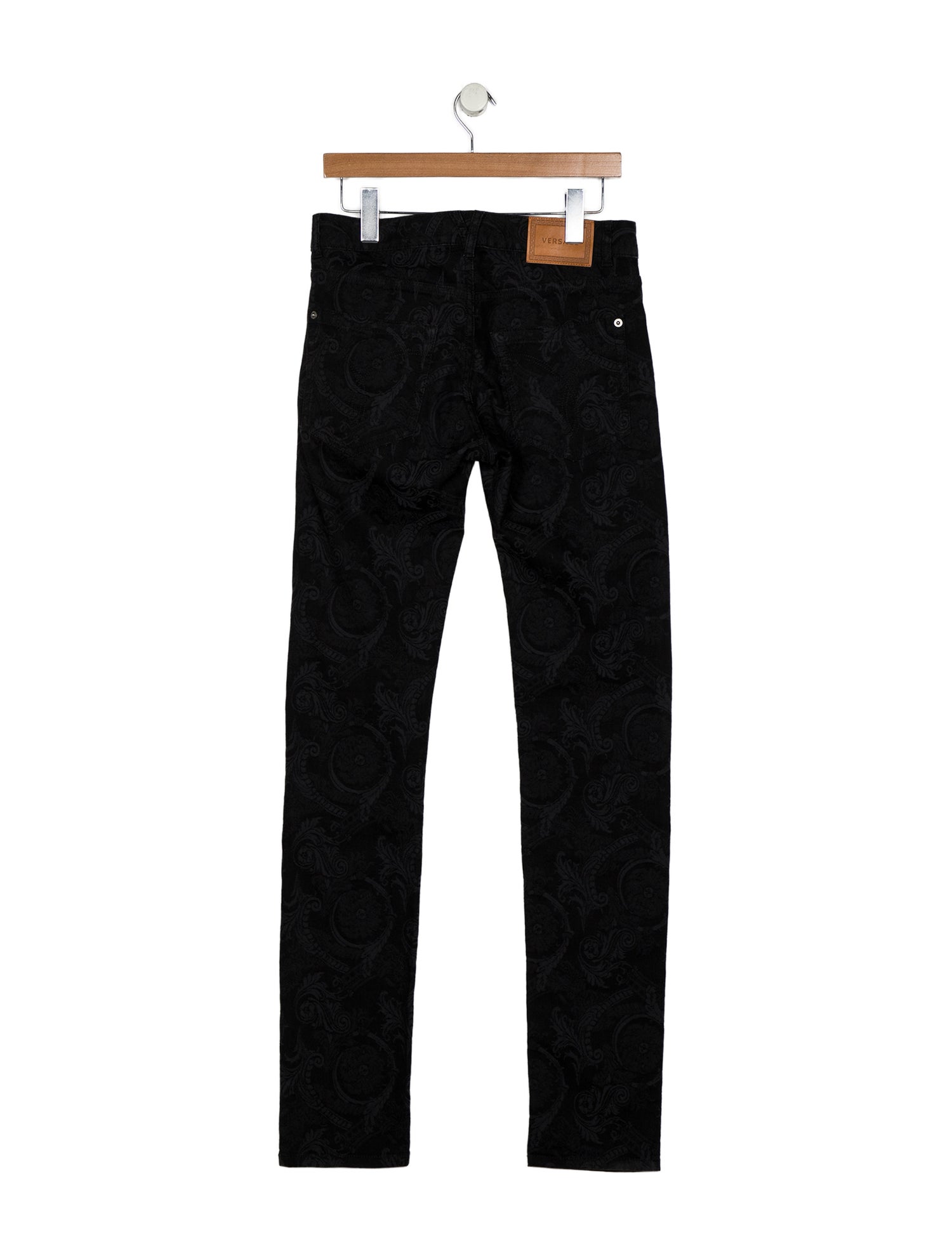 Versace Barocco Print Skinny Jeans