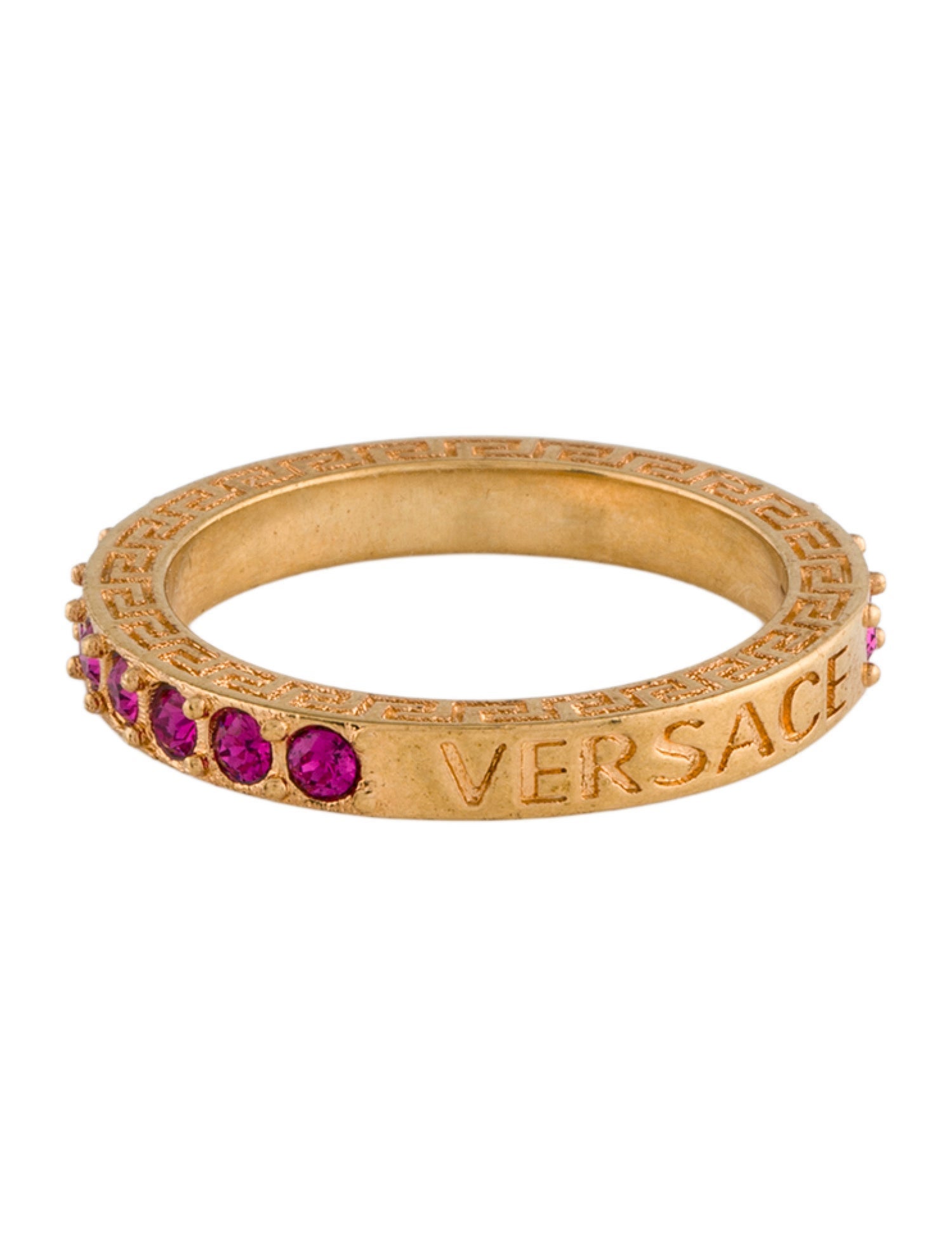 Versace Crystal Band Ring