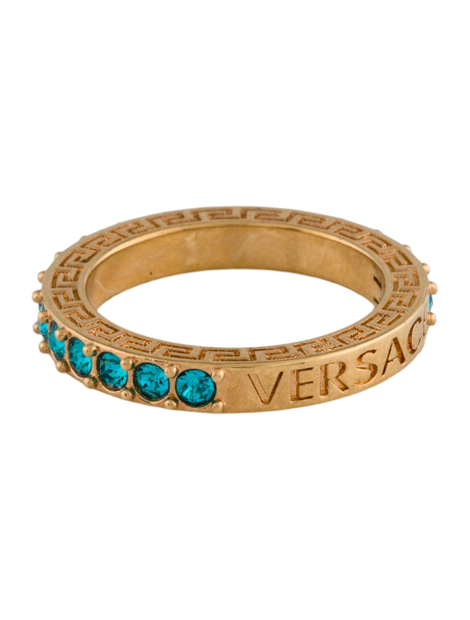 Versace Crystal Band Ring