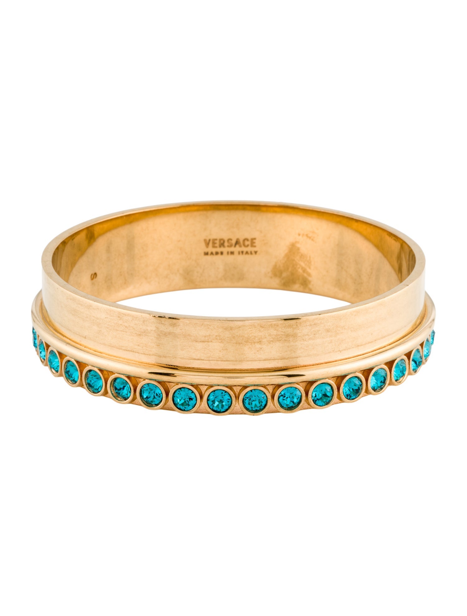 Versace Crystal Chunky Bangle