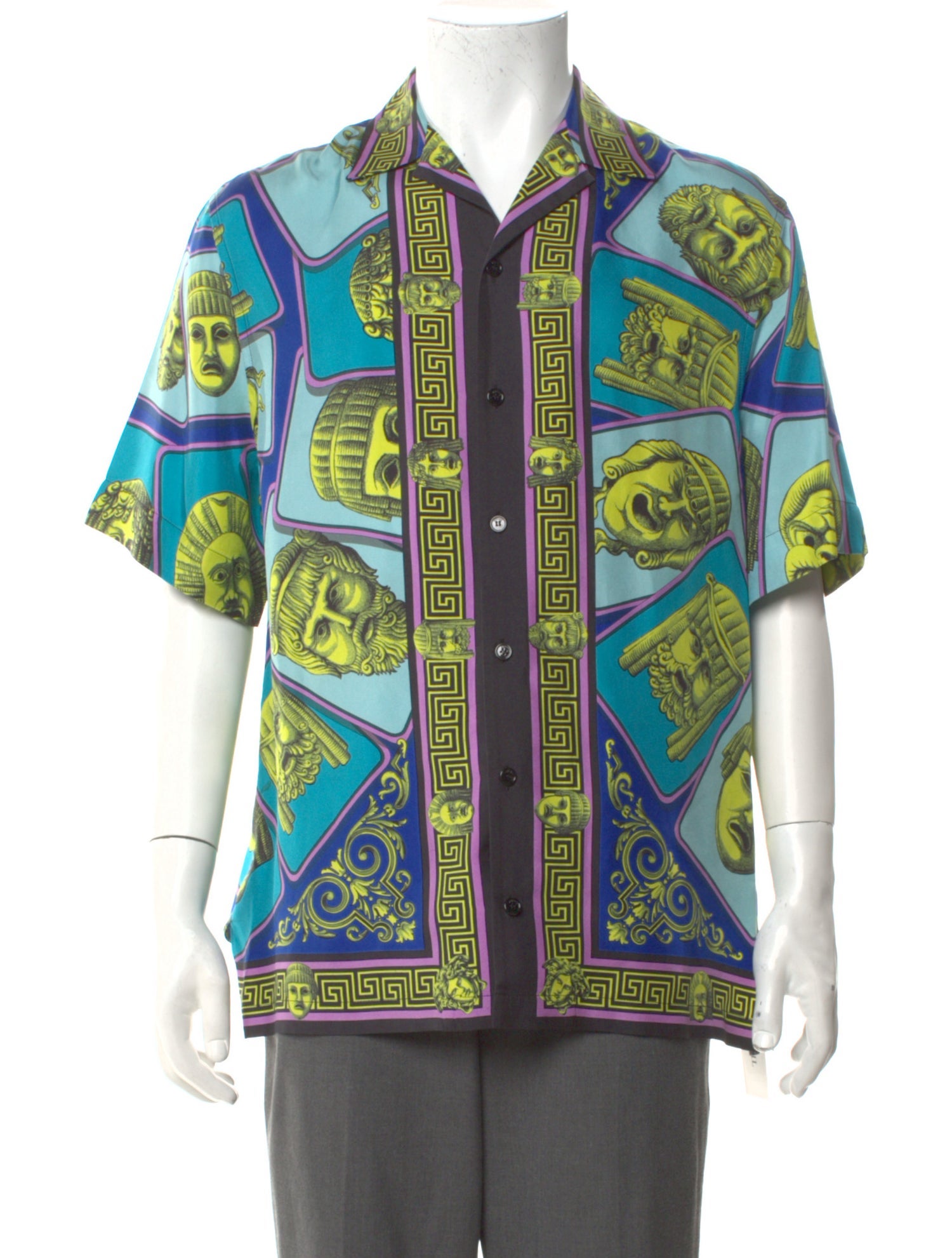 Versace Silk Printed Shirt