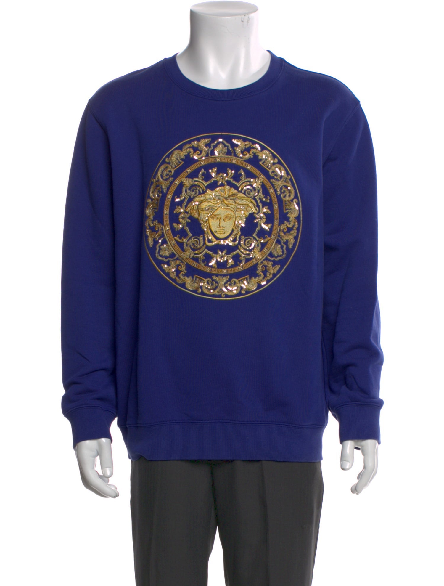 Versace Graphic Print Crew Neck T-Shirt
