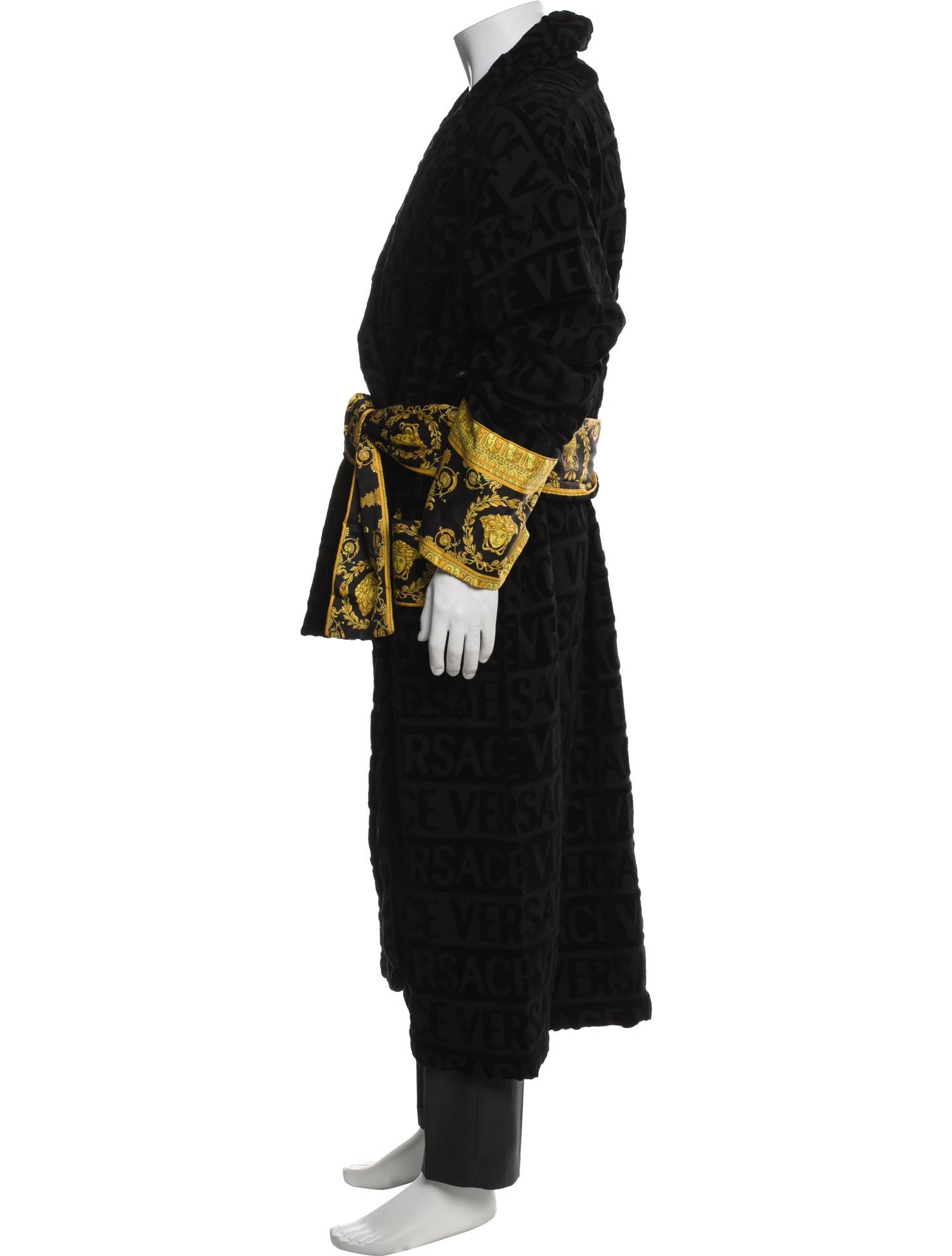 Versace Graphic Print Robe w/ Tags