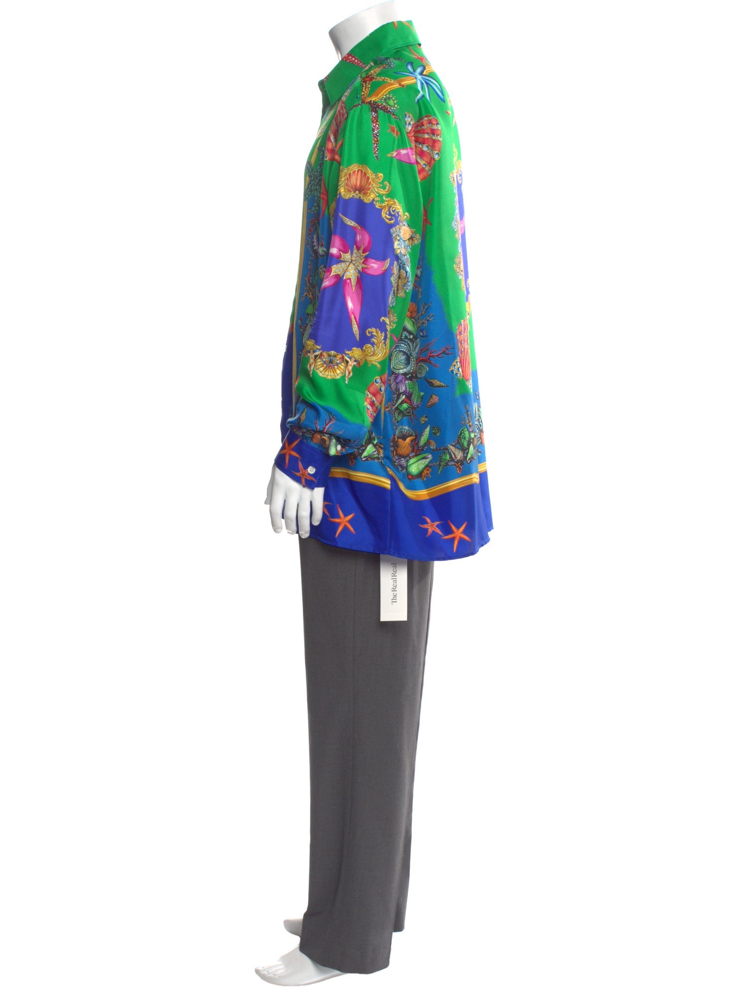 Versace Silk Printed Shirt