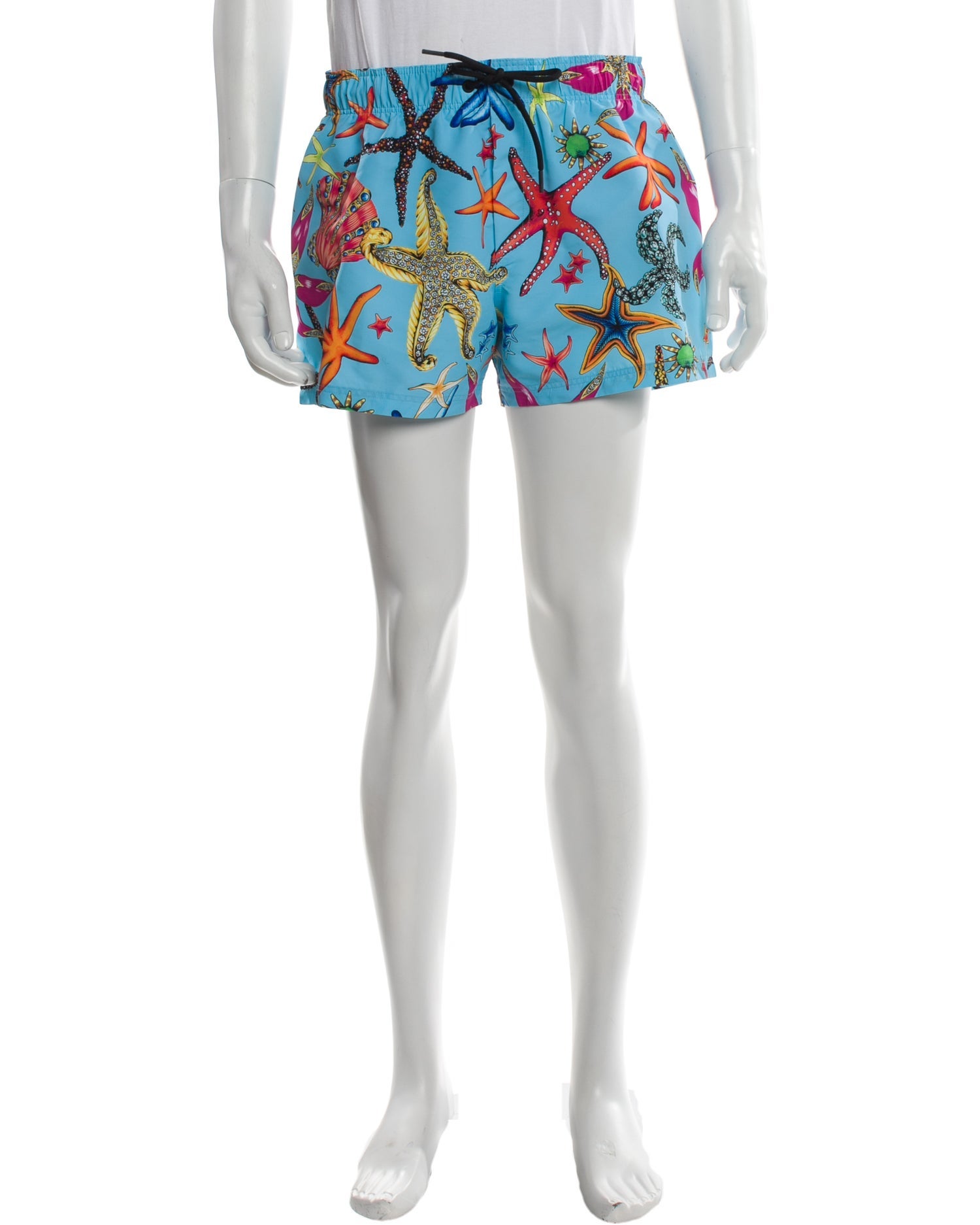 Versace Printed Swim Trunks