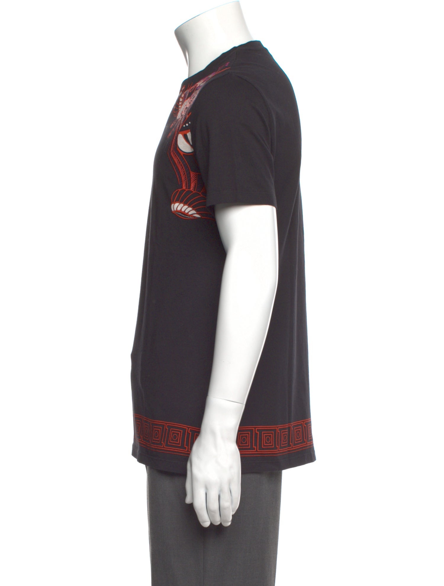 Versace Collection Graphic Print Crew Neck T-Shirt