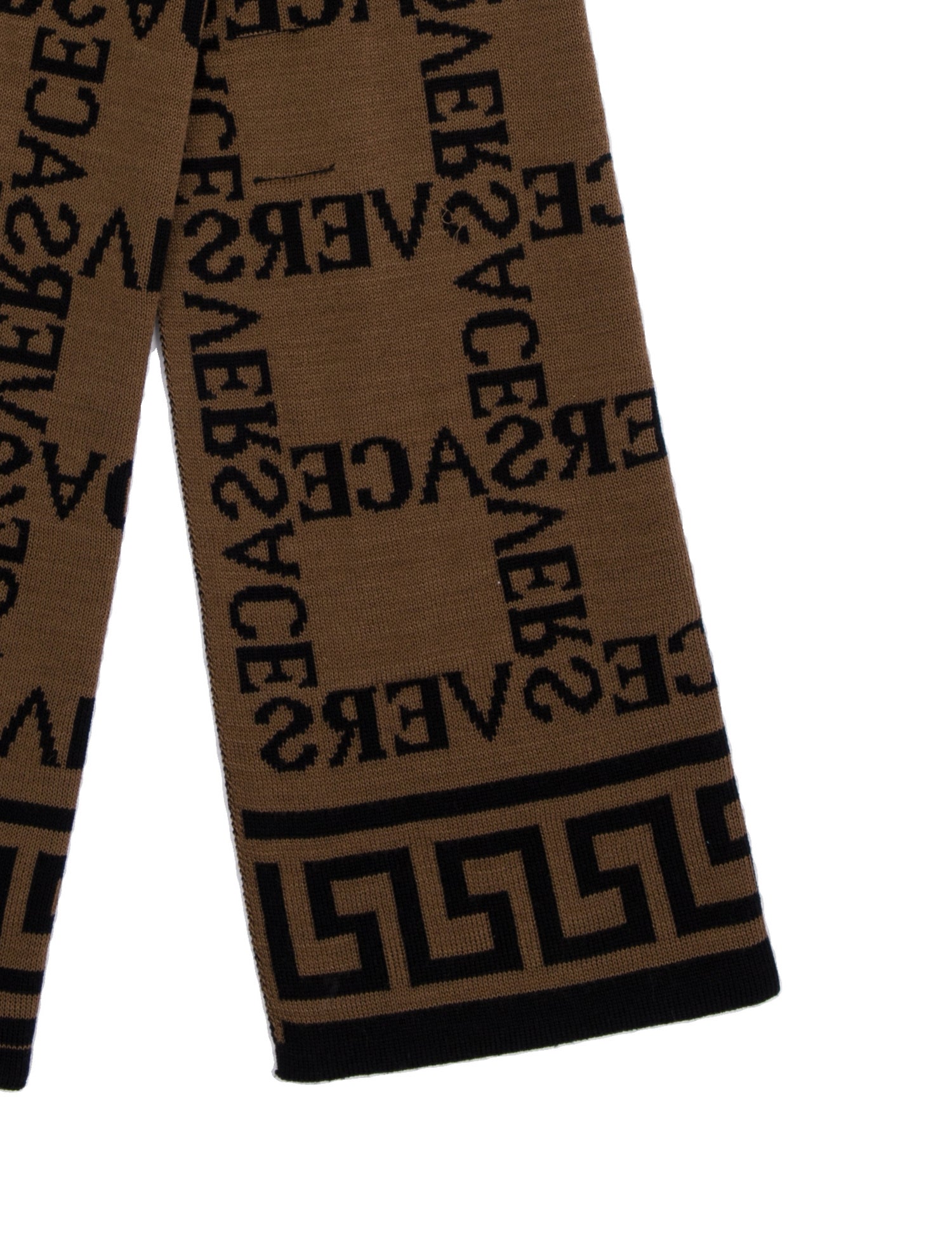 Versace Wool Printed Scarf