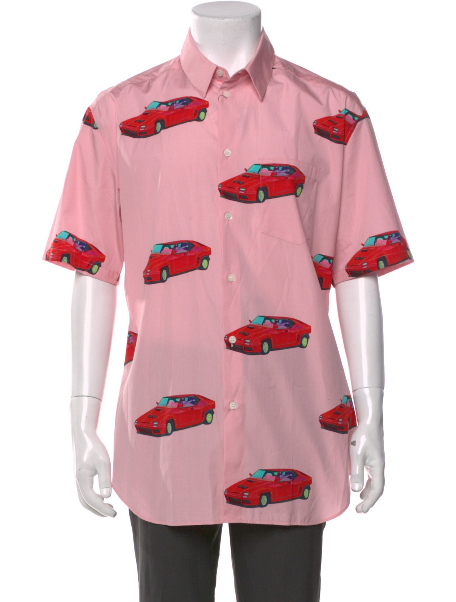 Versace Printed Short Sleeve Shirt w/ Tags