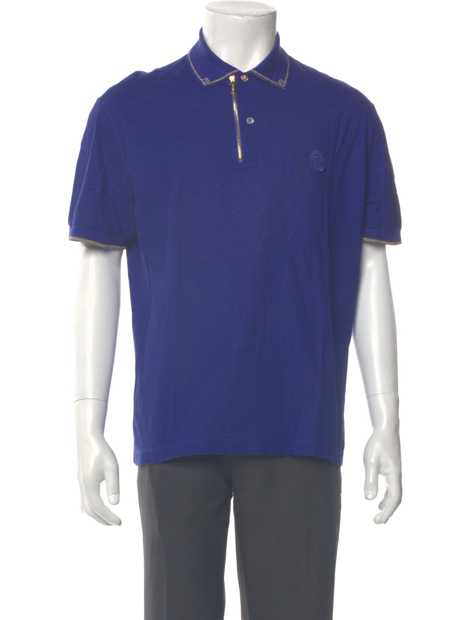 Versace Collar Short Sleeve Polo Shirt