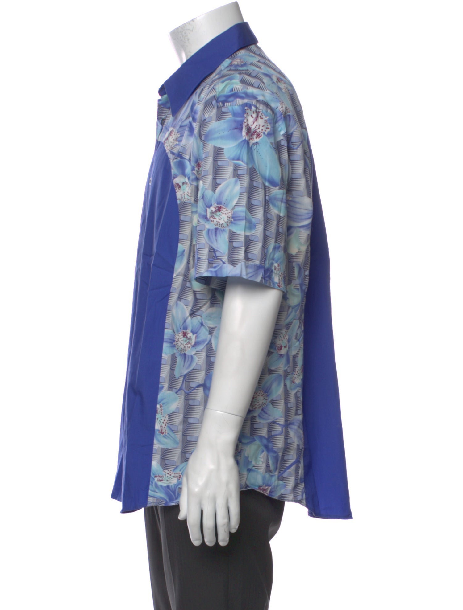 Versace Graphic Print Short Sleeve Shirt