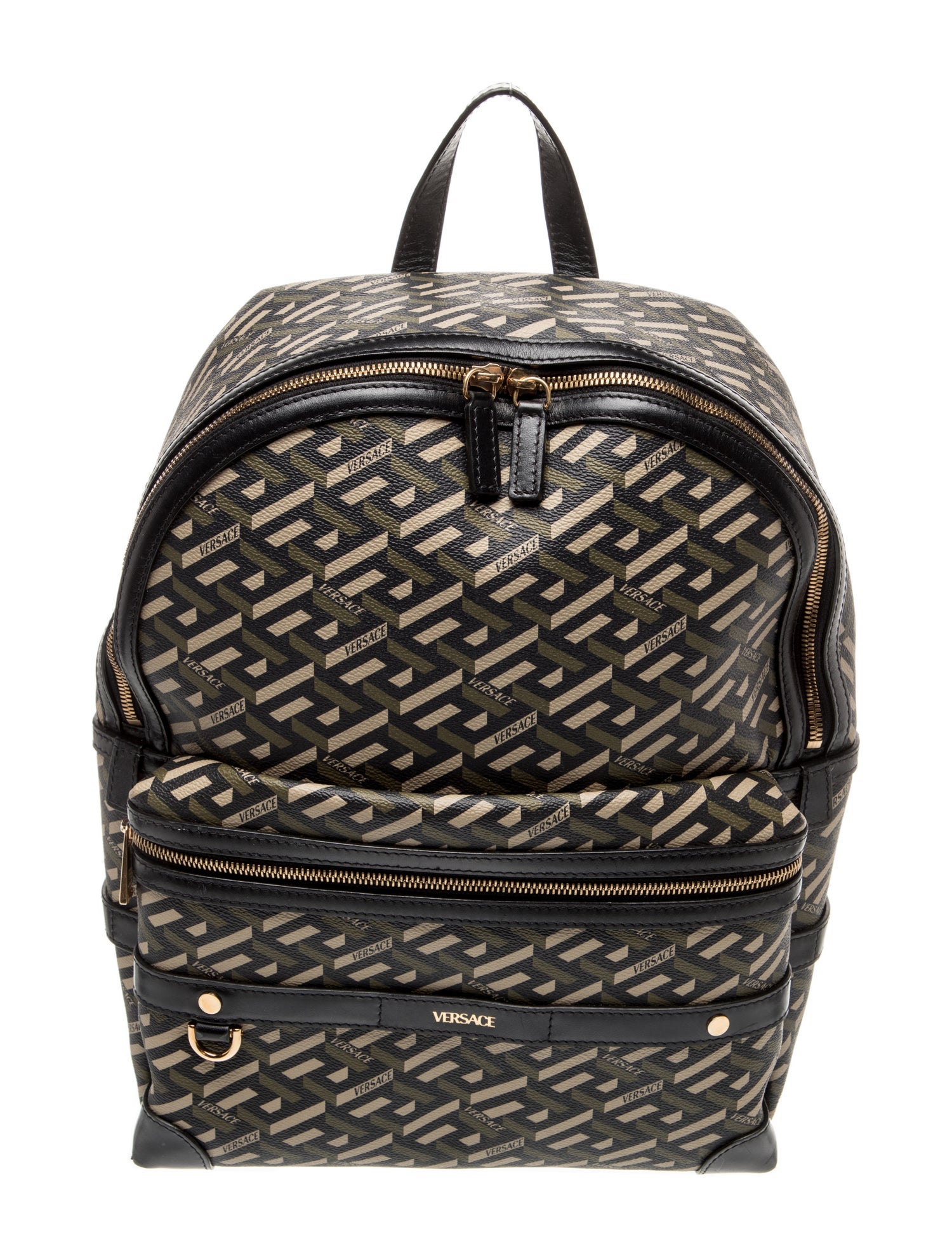 Versace Leather Backpack