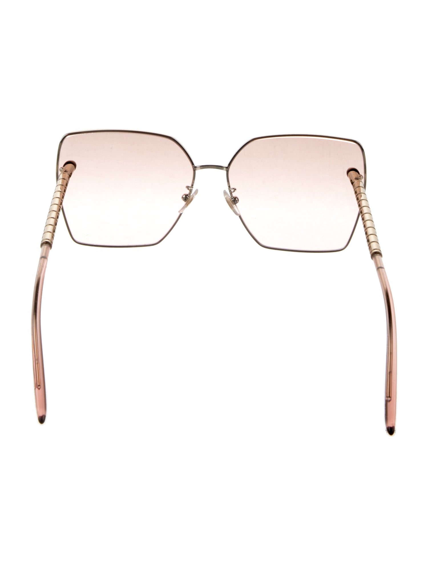 Versace Oversize Gradient Sunglasses