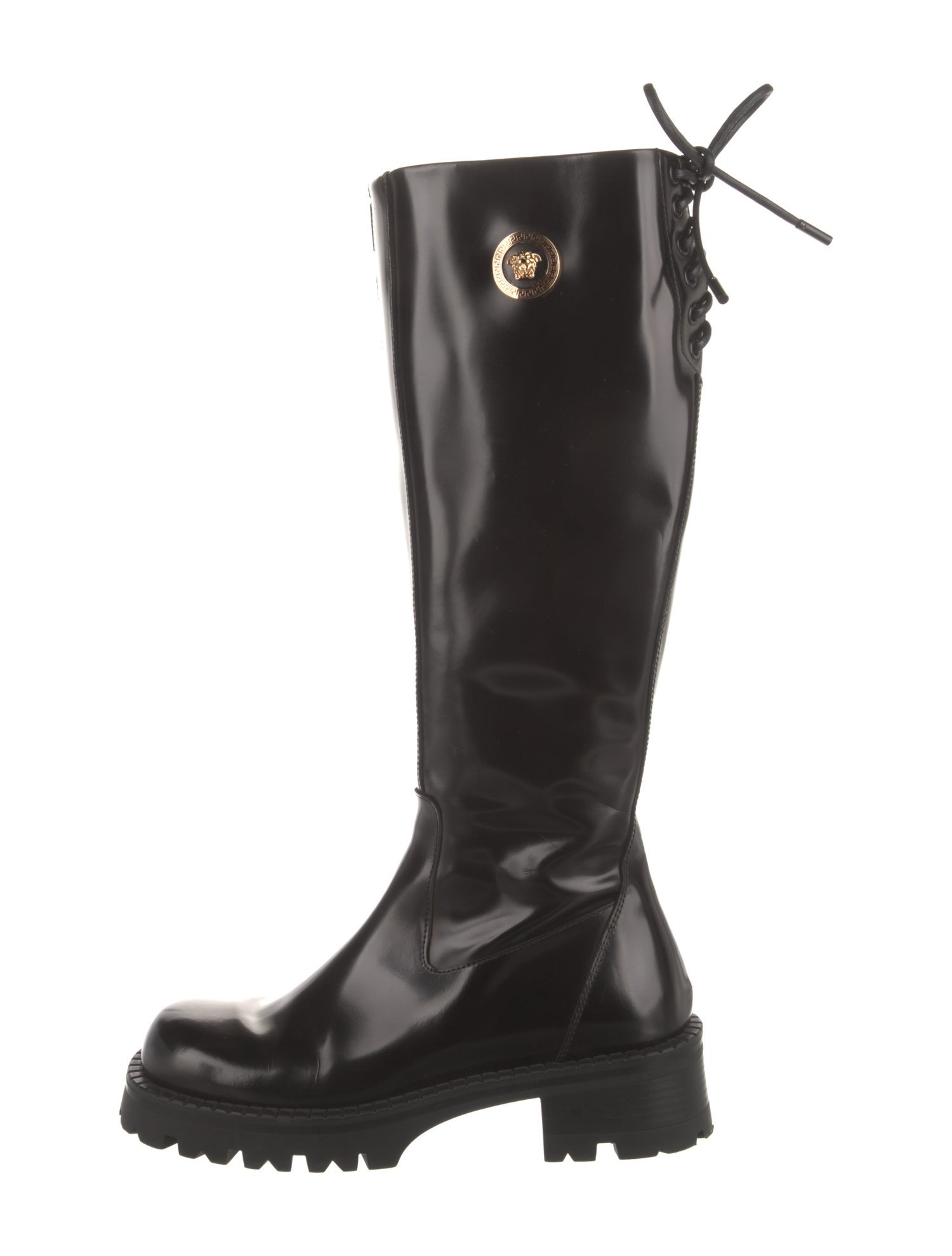 Versace Leather Boots