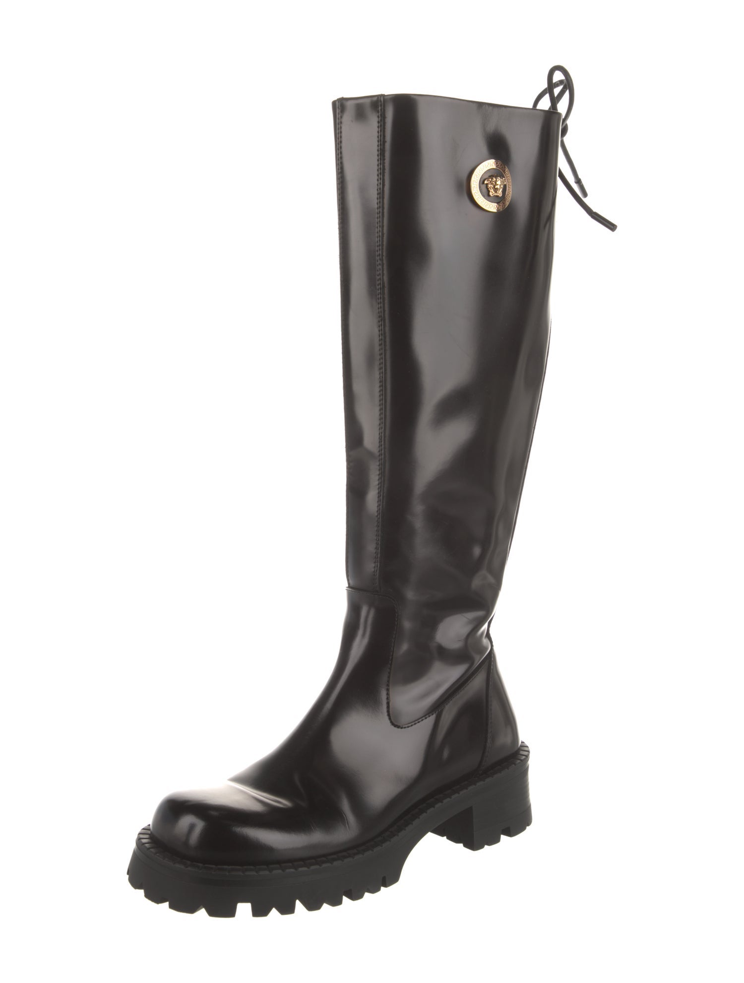 Versace Leather Boots