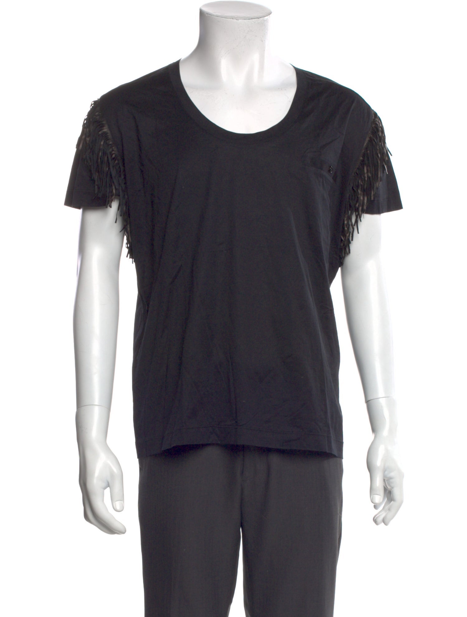 Versace Scoop Neck Short Sleeve T-Shirt