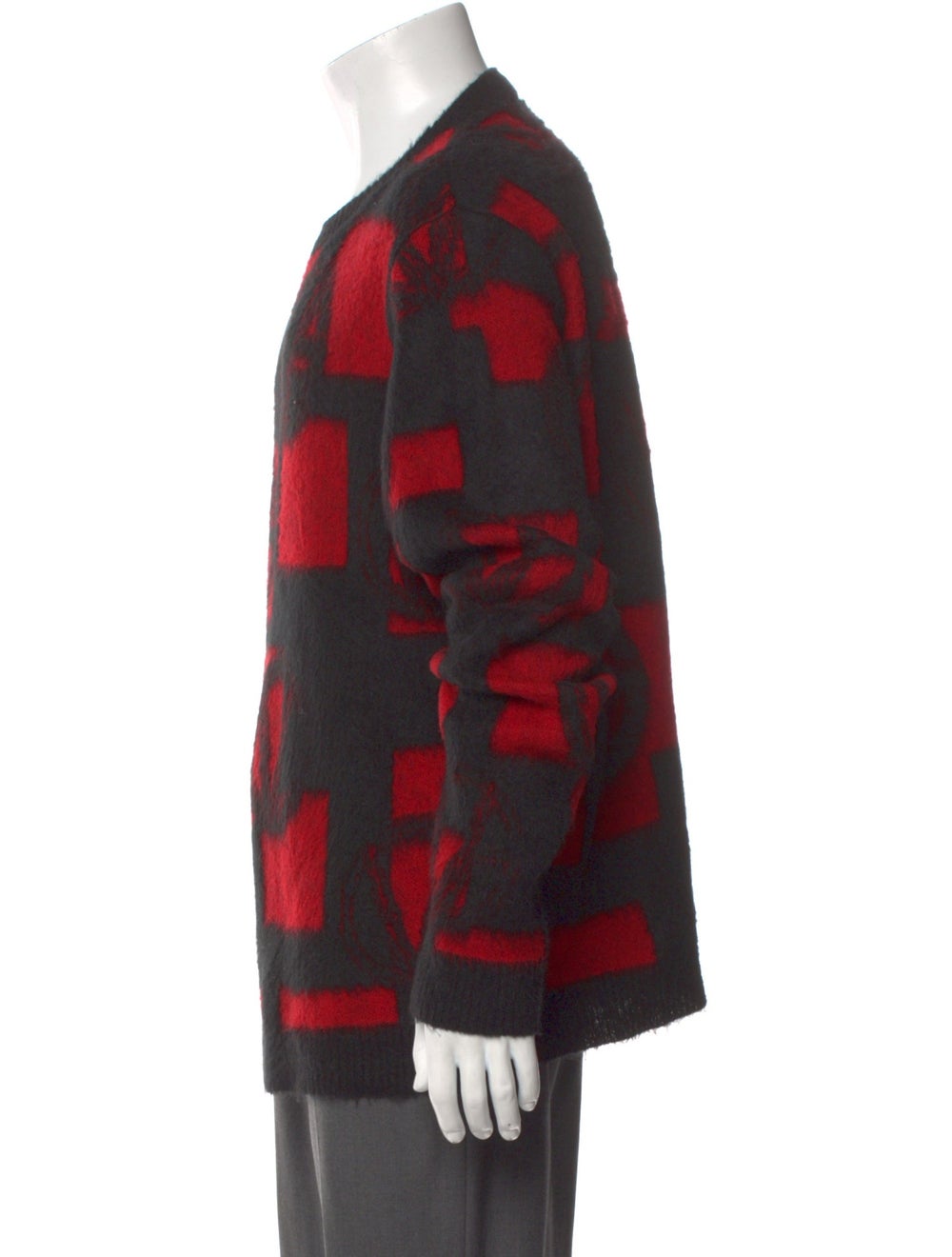 Versace Printed Crew Neck Pullover - image 2