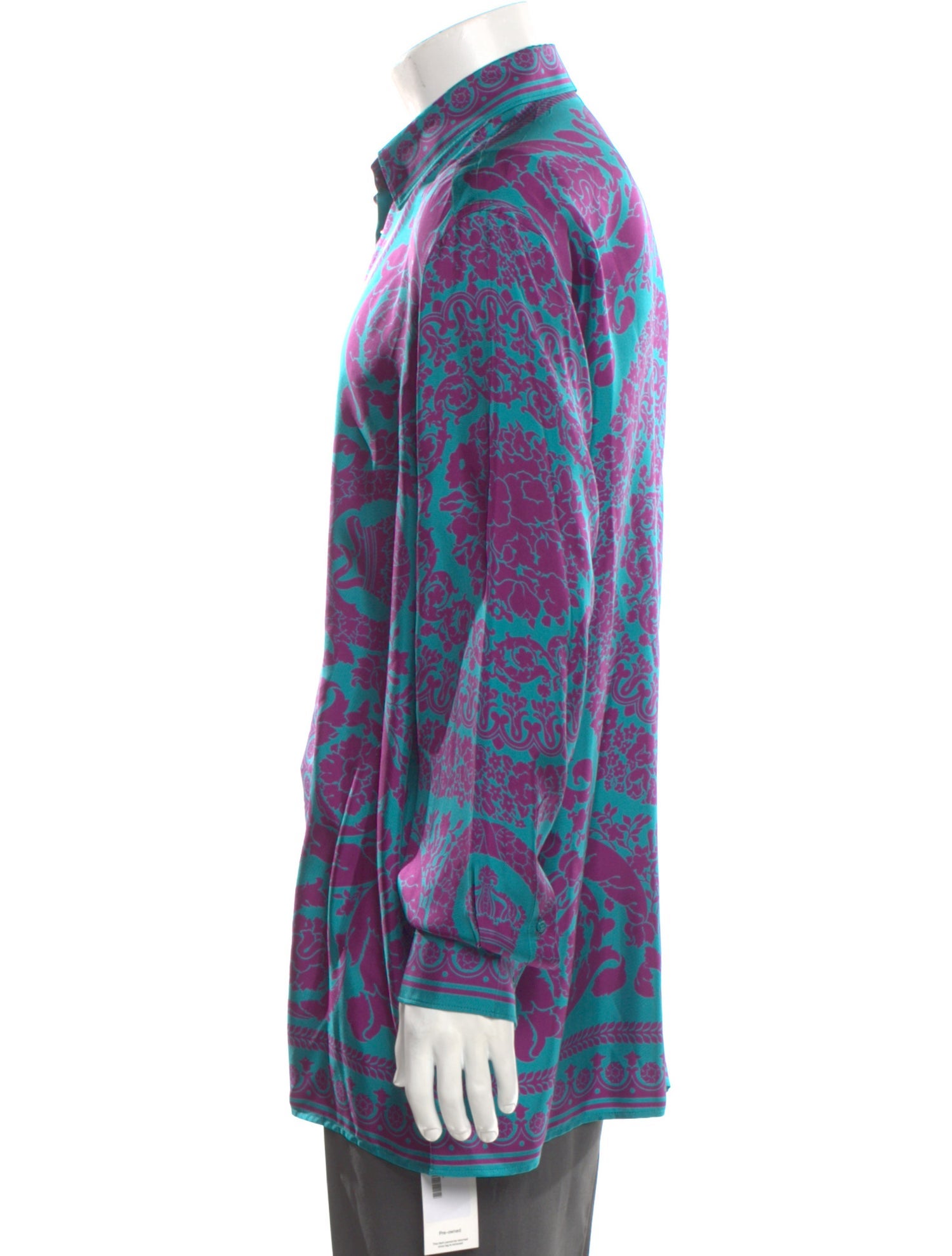 Versace Silk Striped Shirt